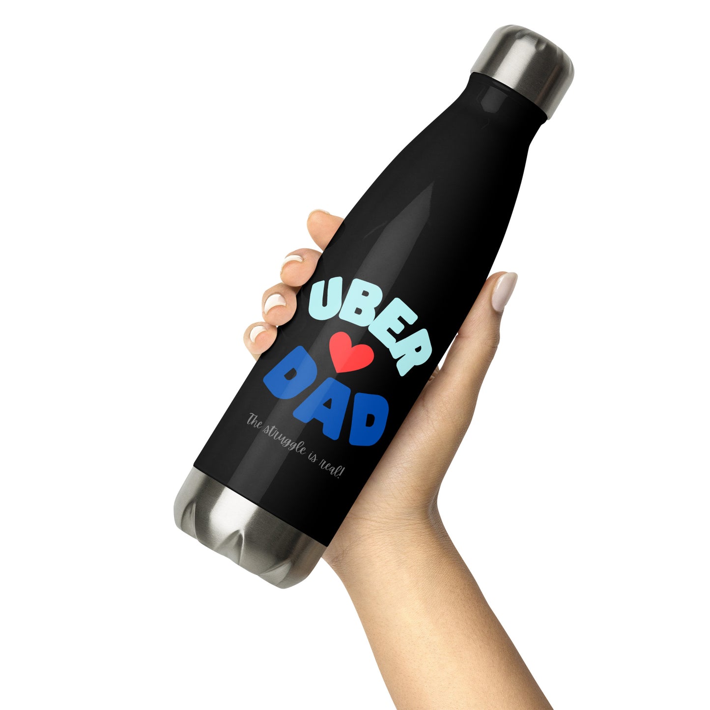 Stainless Steel Water Bottle-UBER DAD