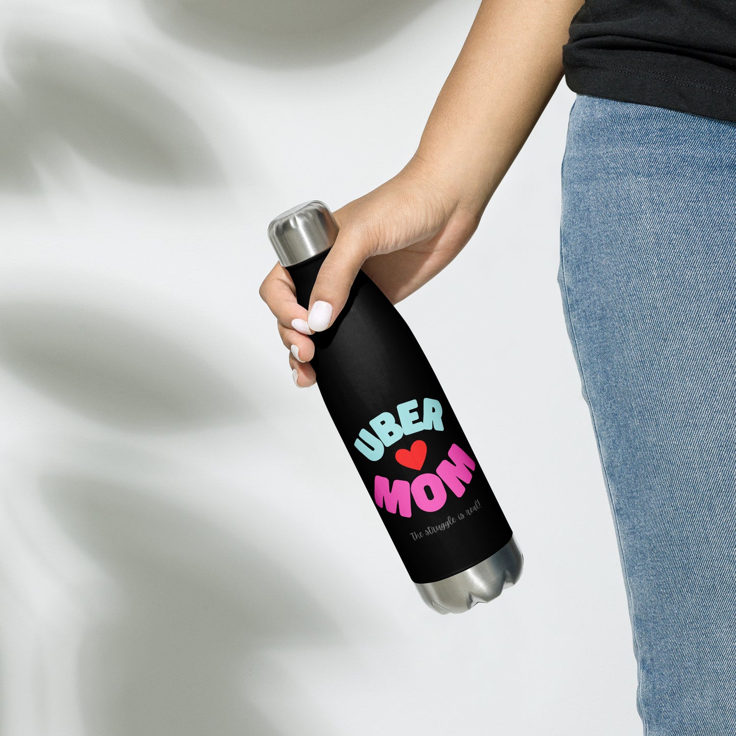 Stainless Steel Water Bottle-UBER MOM