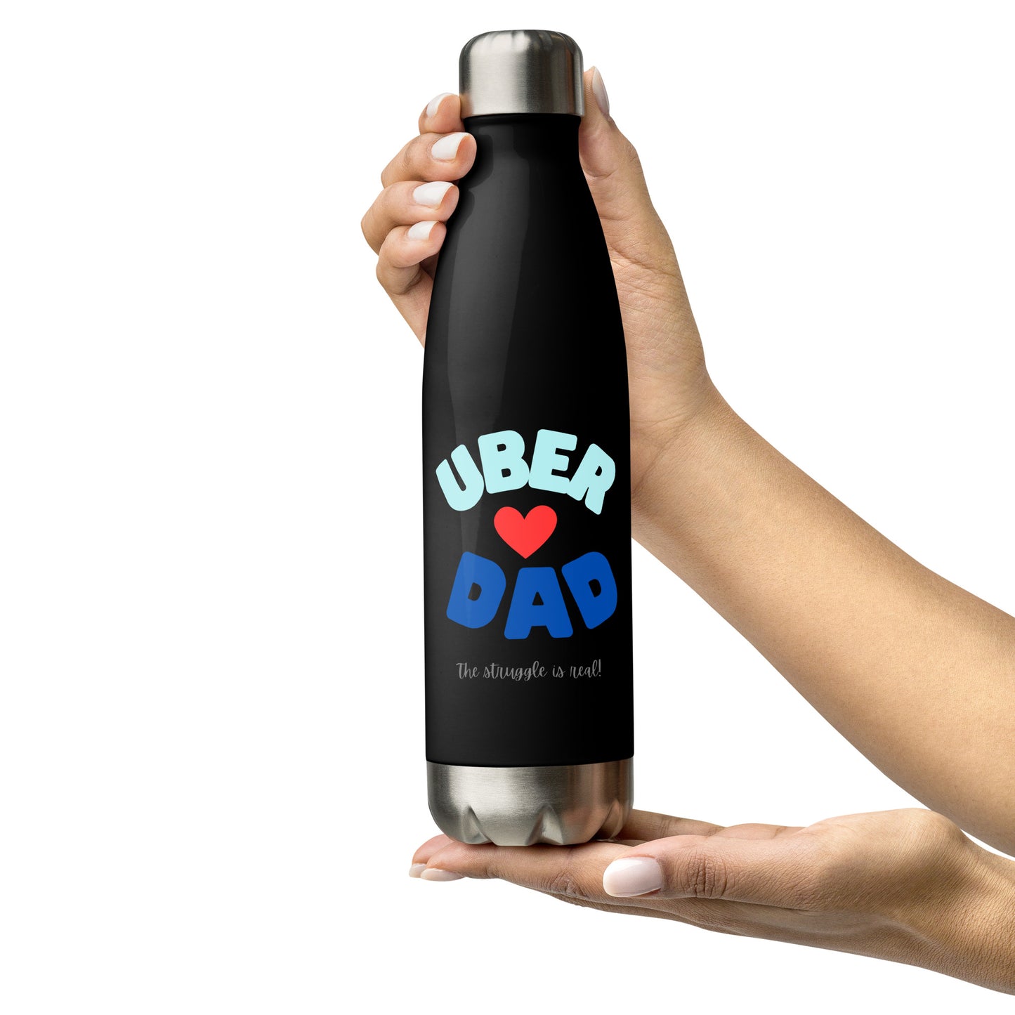 Stainless Steel Water Bottle-UBER DAD