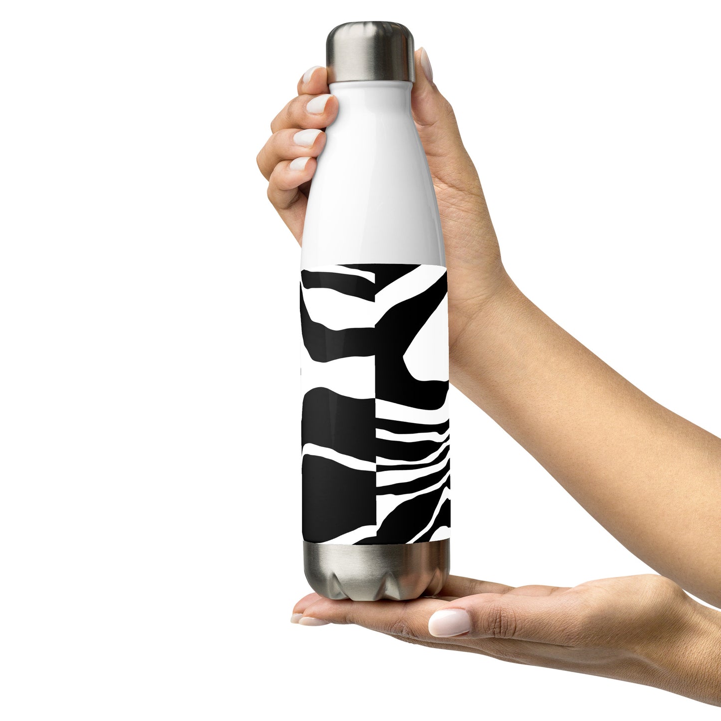 Stainless Steel Water Bottle-CAN'T STOP WON'T STOP! (RED)