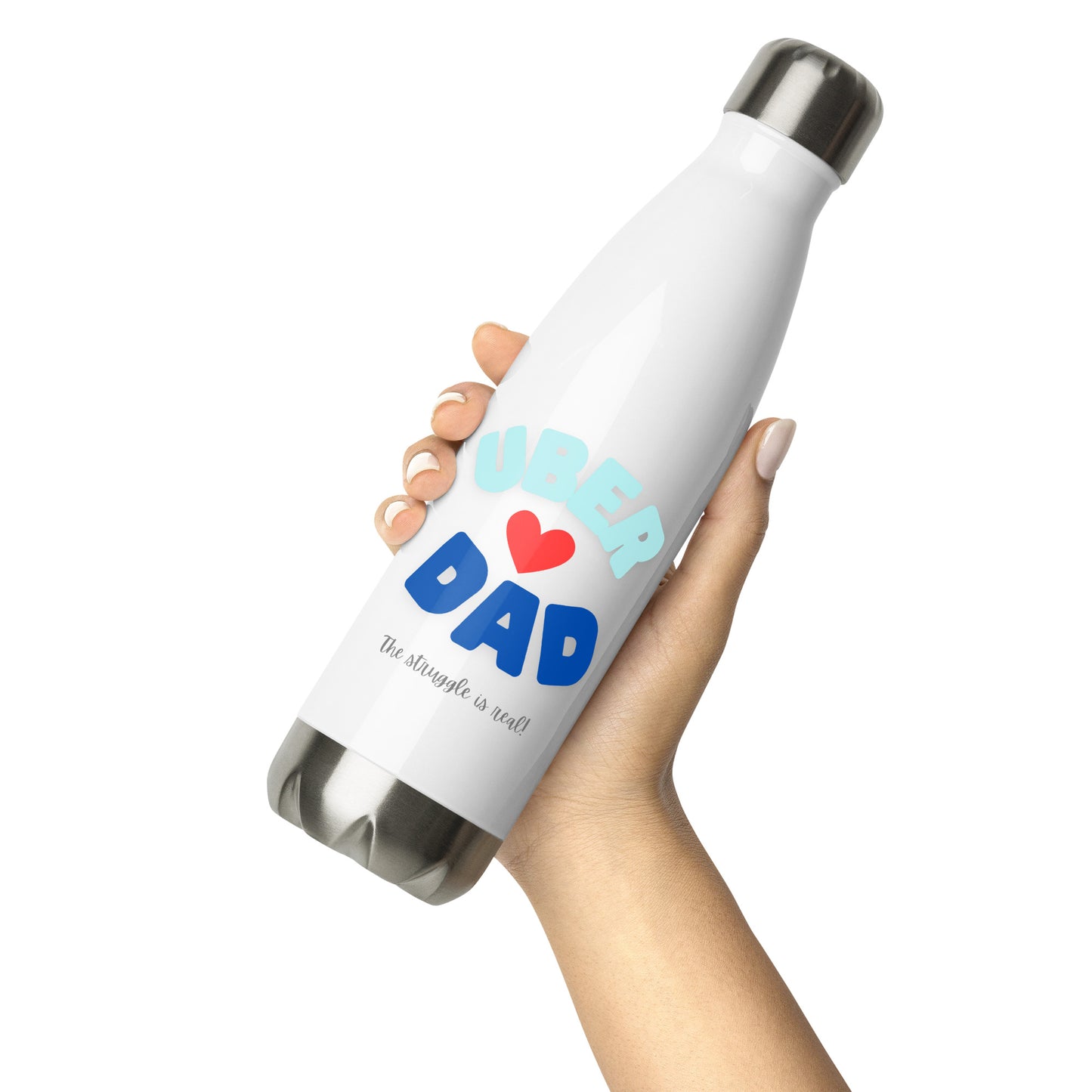 Stainless Steel Water Bottle-UBER DAD