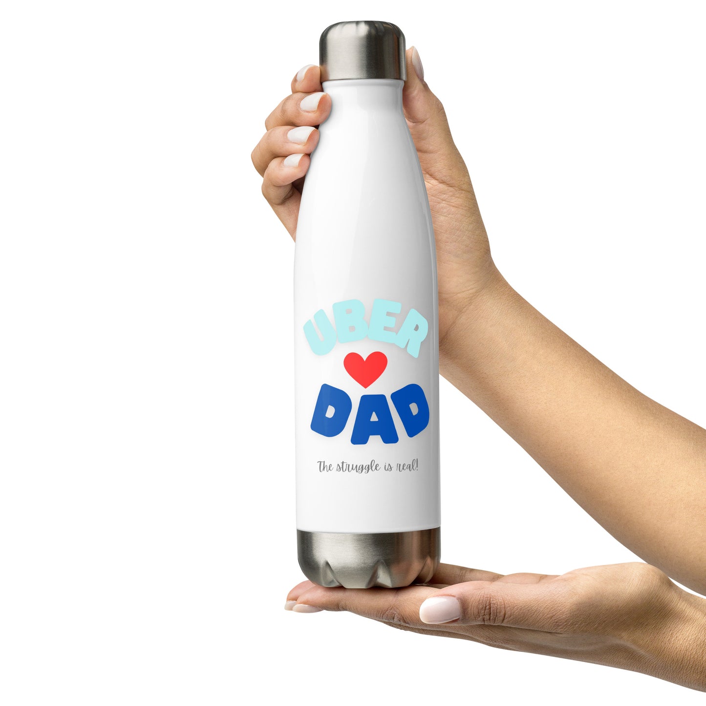 Stainless Steel Water Bottle-UBER DAD