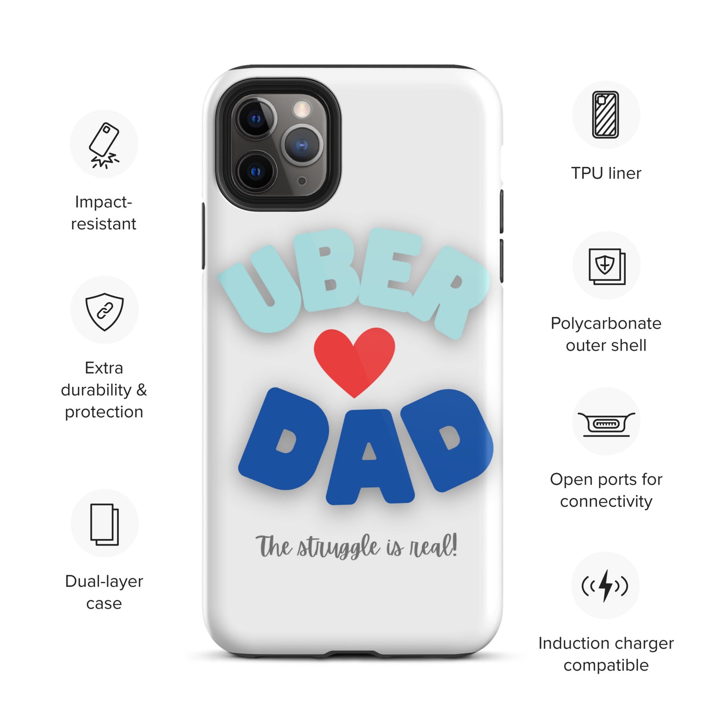 Tough Case for iPhone®-UBER DAD