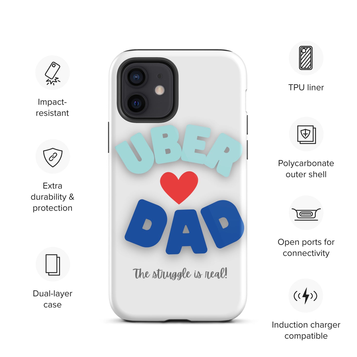 Tough Case for iPhone®-UBER DAD