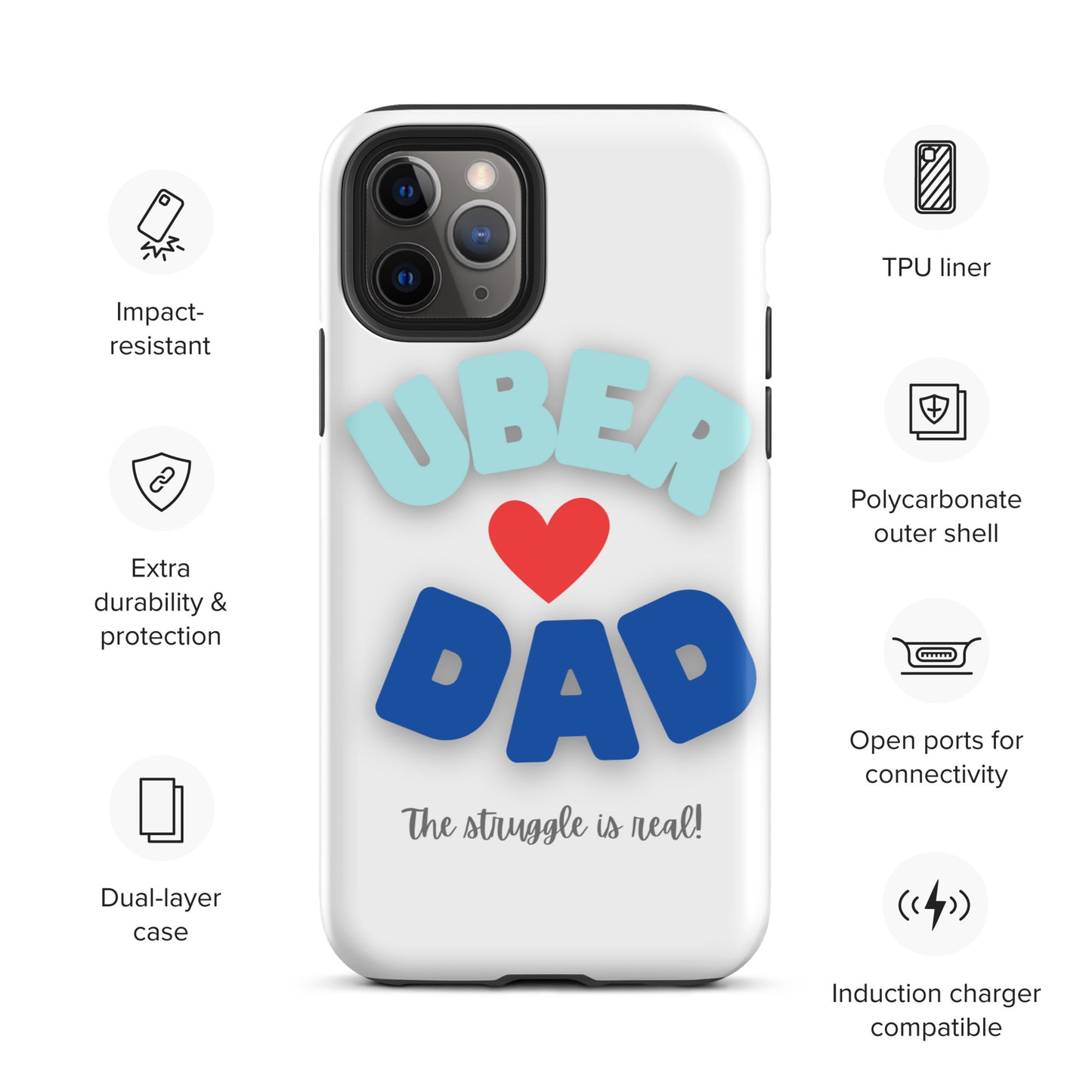 Tough Case for iPhone®-UBER DAD