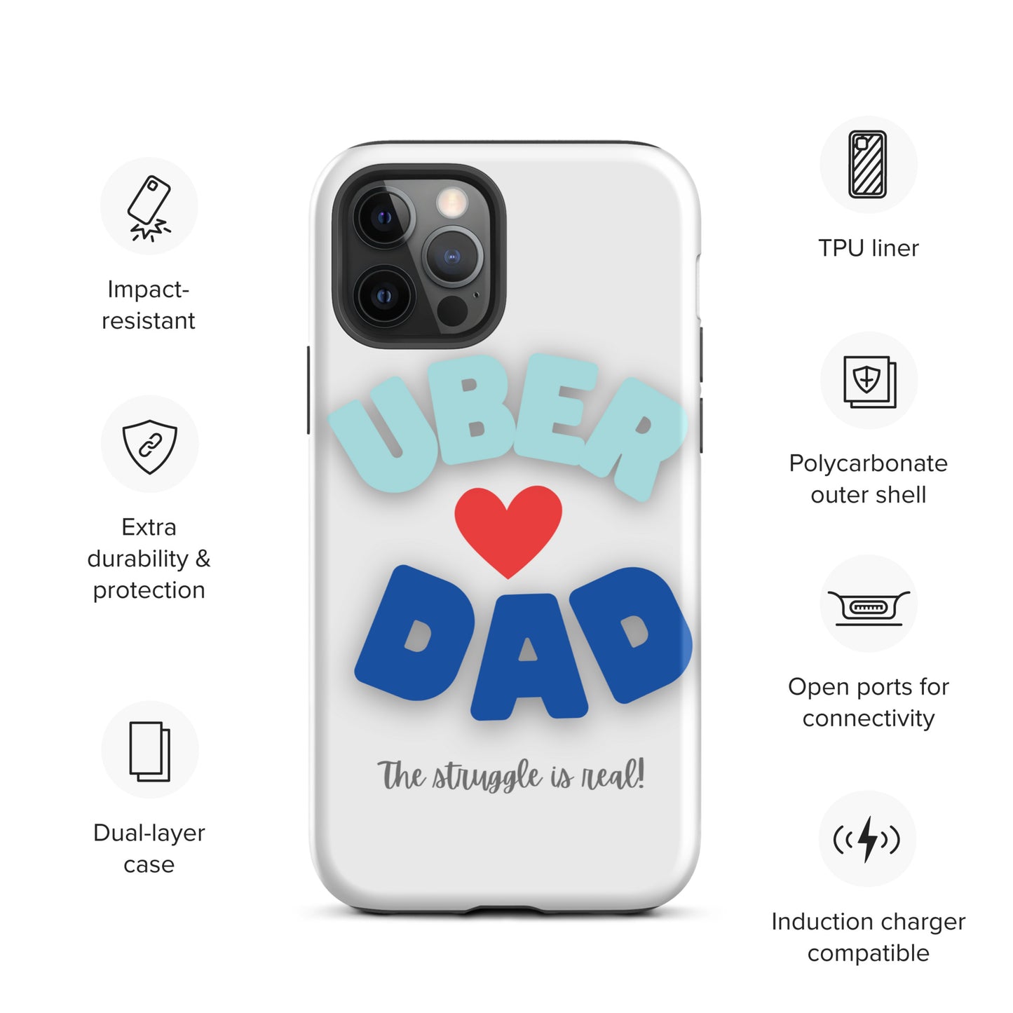 Tough Case for iPhone®-UBER DAD