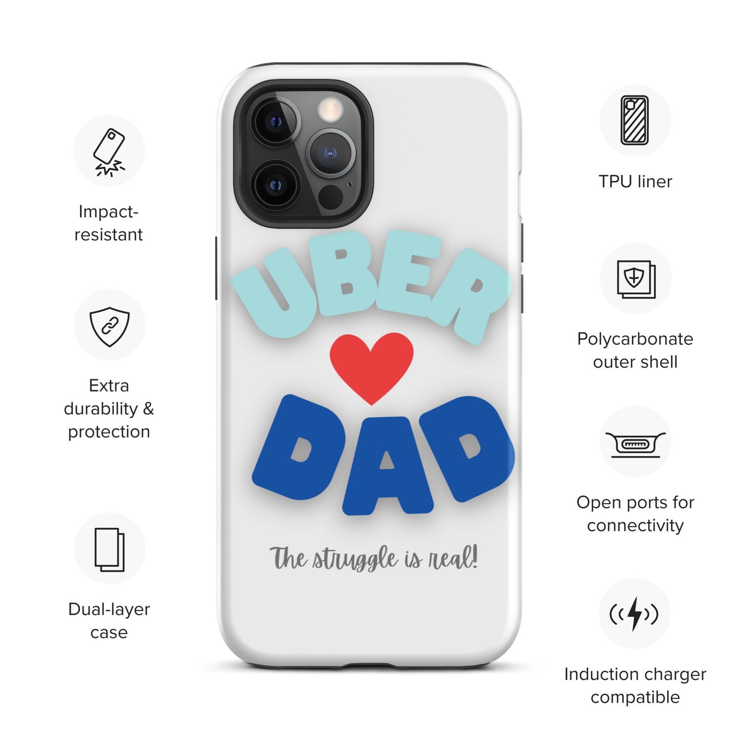 Tough Case for iPhone®-UBER DAD