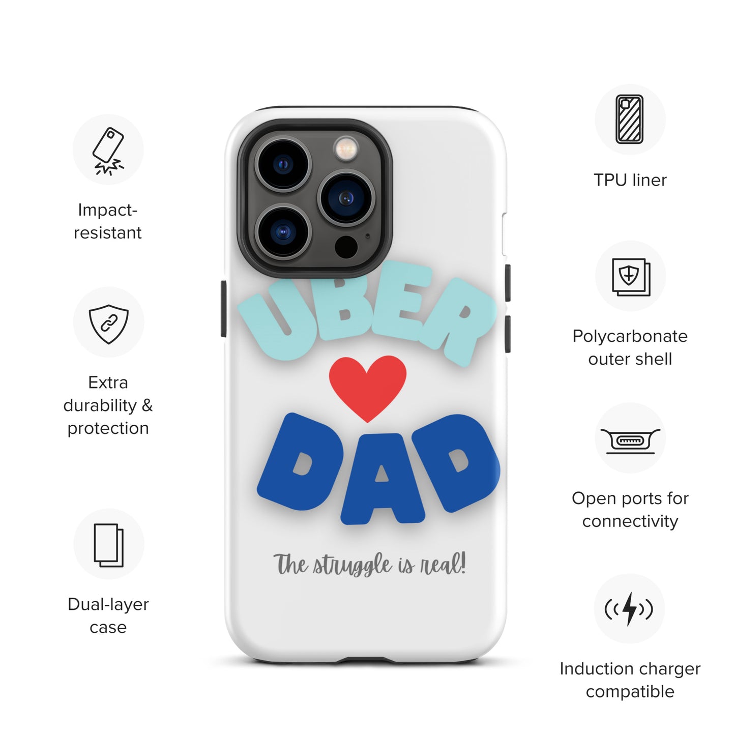 Tough Case for iPhone®-UBER DAD