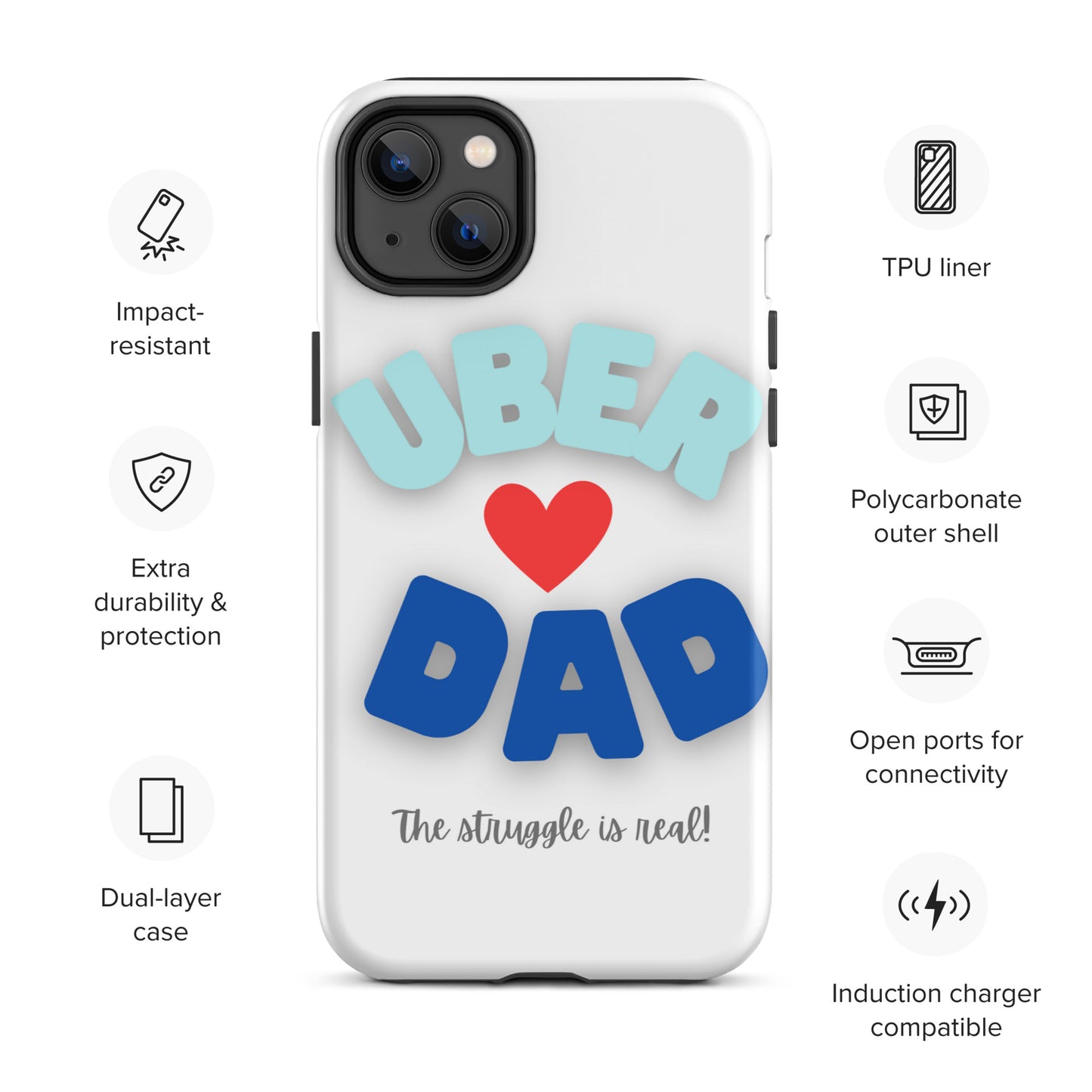 Tough Case for iPhone®-UBER DAD