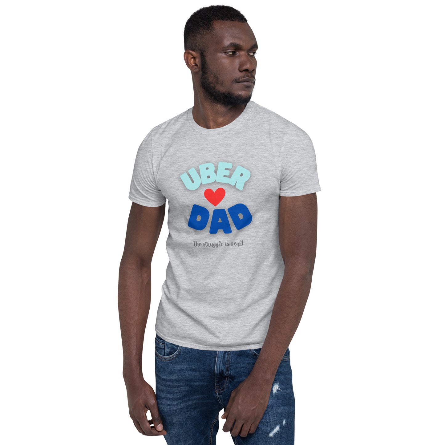 Short-Sleeve Unisex T-Shirt-UBER DAD