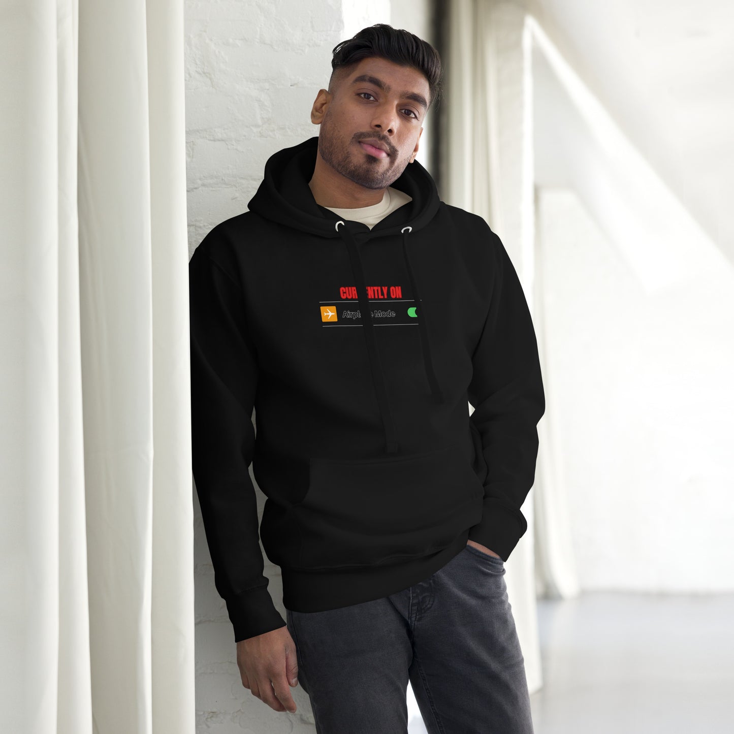 Unisex Hoodie-Currently on Airplane Mode