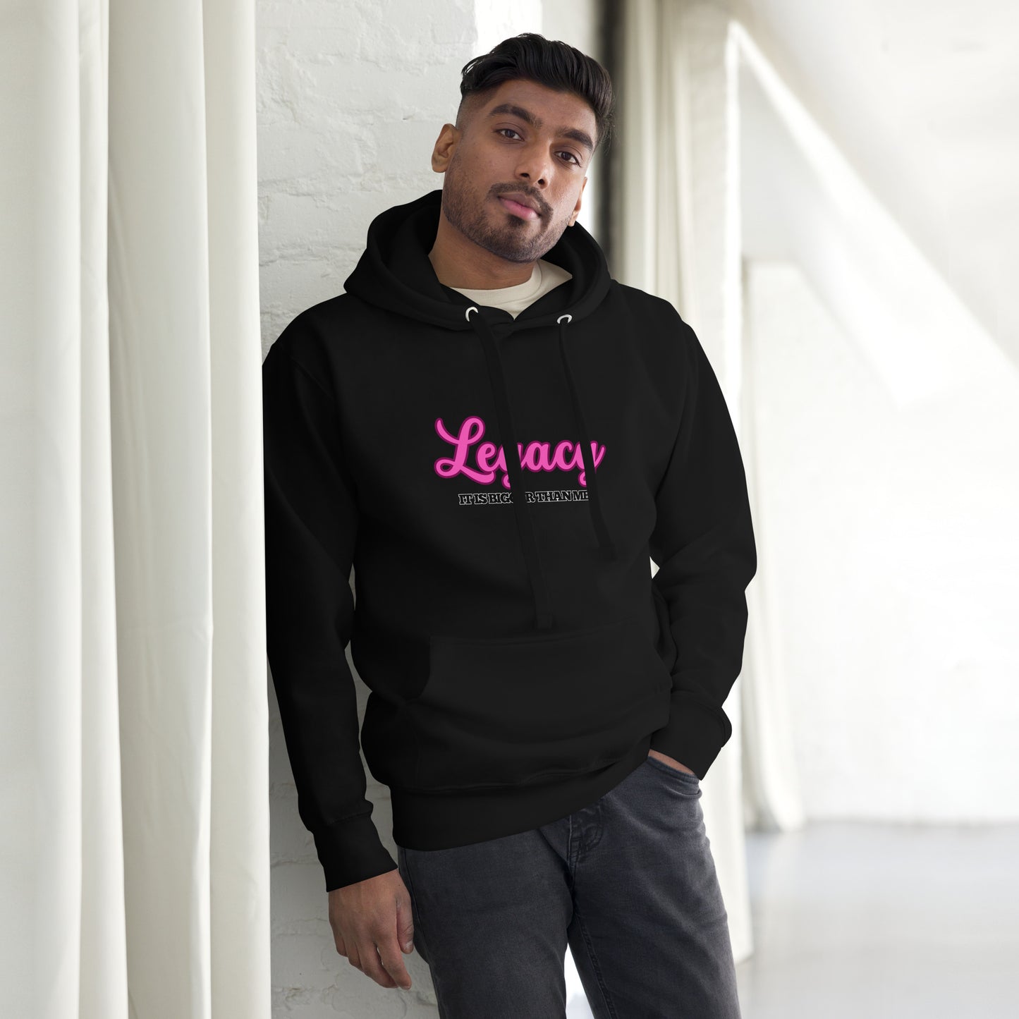 Unisex Hoodie-LEGACY 'IT'S BIGGER THAN ME!" (PINK)