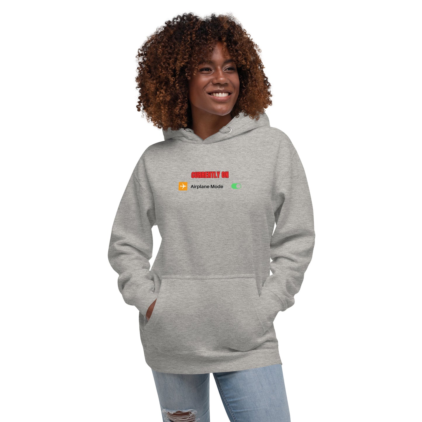 Unisex Hoodie-Currently on Airplane Mode