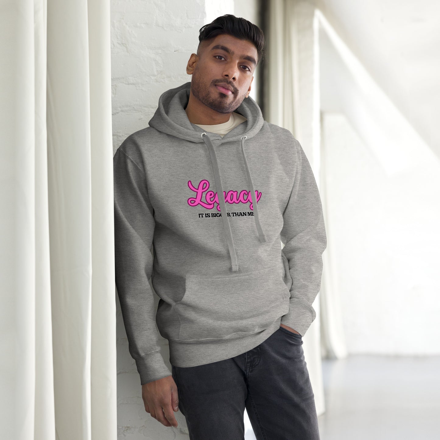 Unisex Hoodie-LEGACY 'IT'S BIGGER THAN ME!" (PINK)