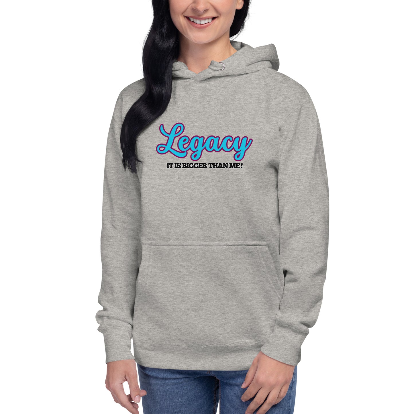 Unisex Hoodie-LEGACY "It Is Bigger Than Me!" (BLUE)