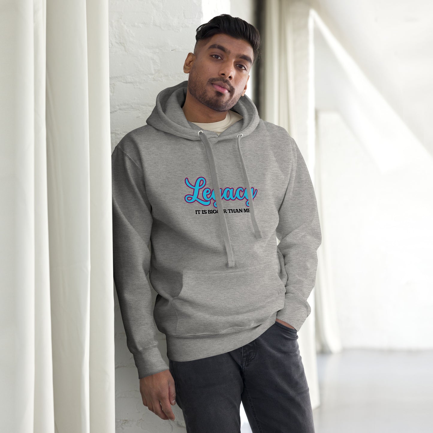 Unisex Hoodie-LEGACY "It Is Bigger Than Me!" (BLUE)