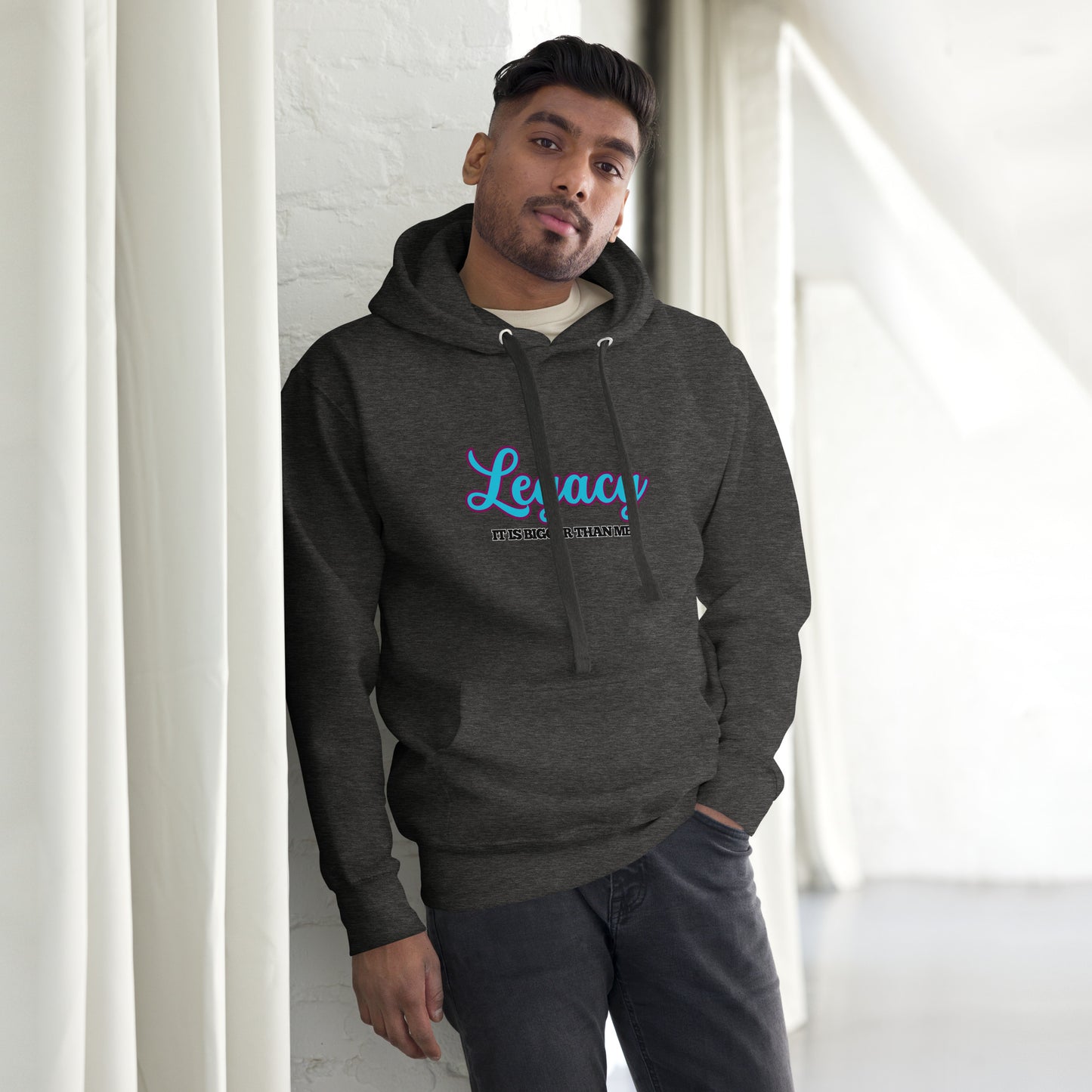 Unisex Hoodie-LEGACY "It Is Bigger Than Me!" (BLUE)