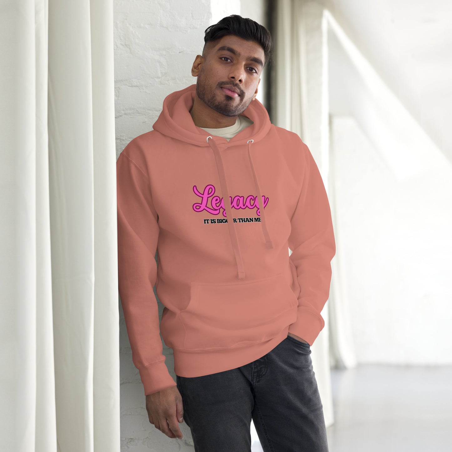 Unisex Hoodie-LEGACY 'IT'S BIGGER THAN ME!" (PINK)