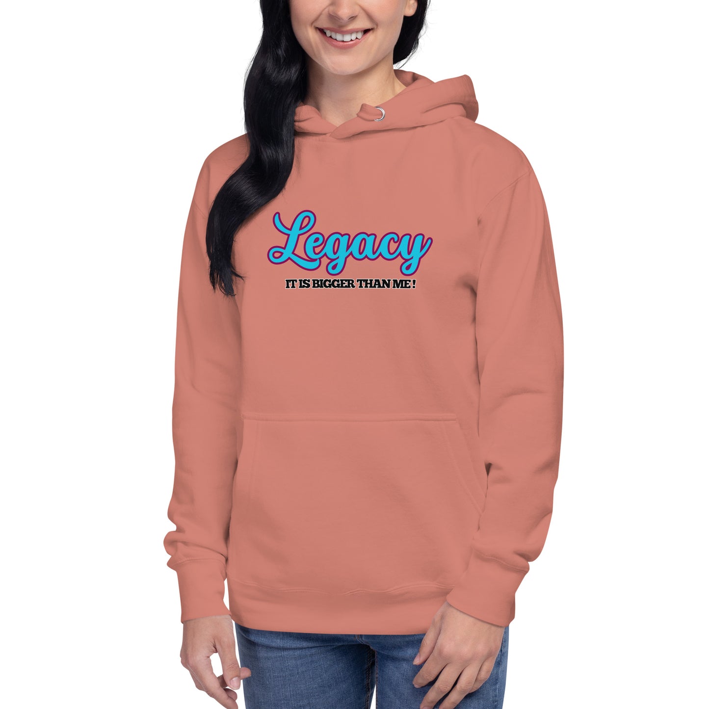 Unisex Hoodie-LEGACY "It Is Bigger Than Me!" (BLUE)