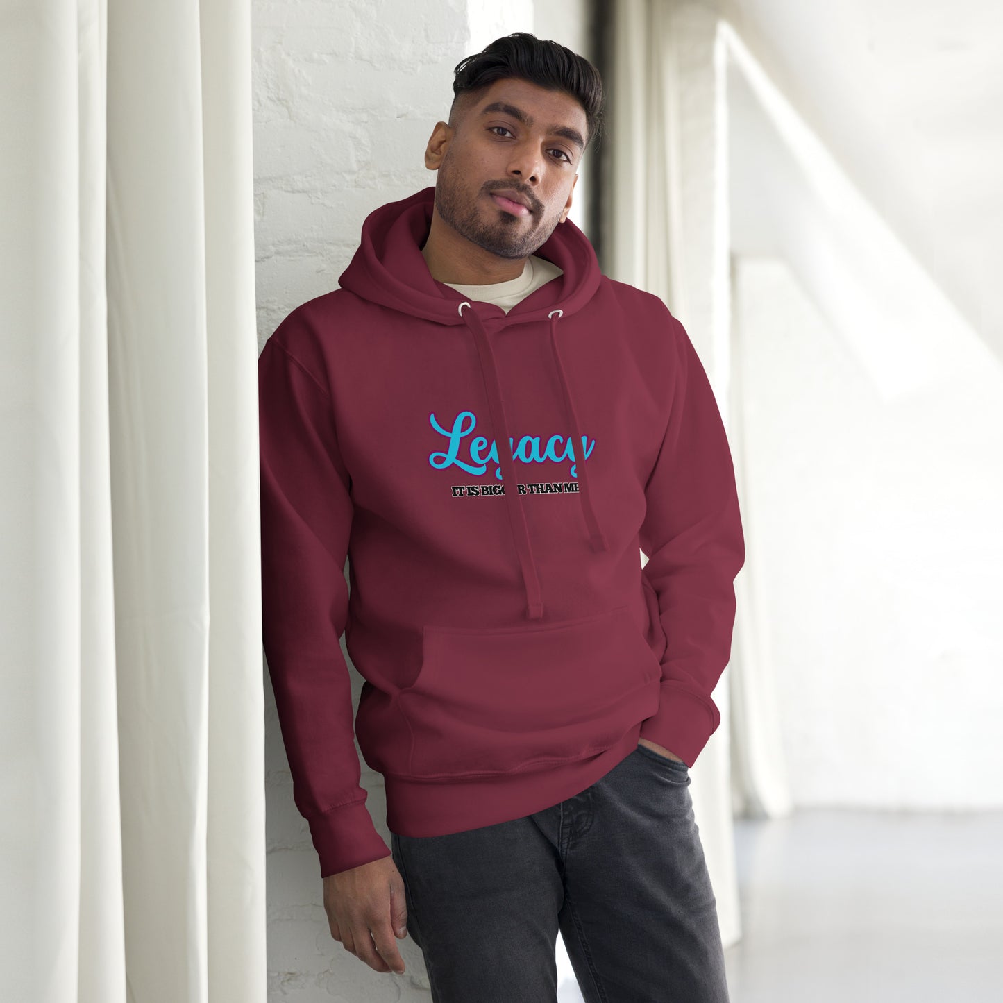 Unisex Hoodie-LEGACY "It Is Bigger Than Me!" (BLUE)