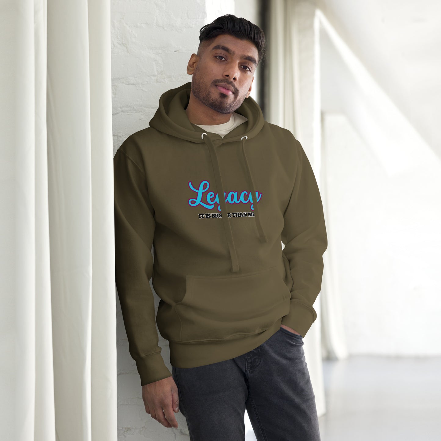 Unisex Hoodie-LEGACY "It Is Bigger Than Me!" (BLUE)