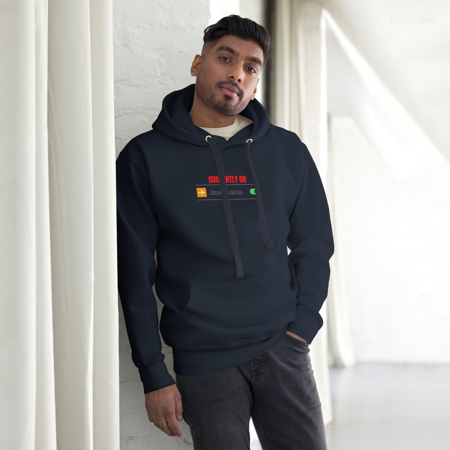 Unisex Hoodie-Currently on Airplane Mode