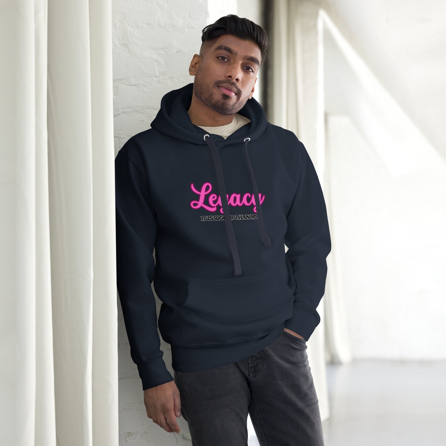 Unisex Hoodie-LEGACY 'IT'S BIGGER THAN ME!" (PINK)