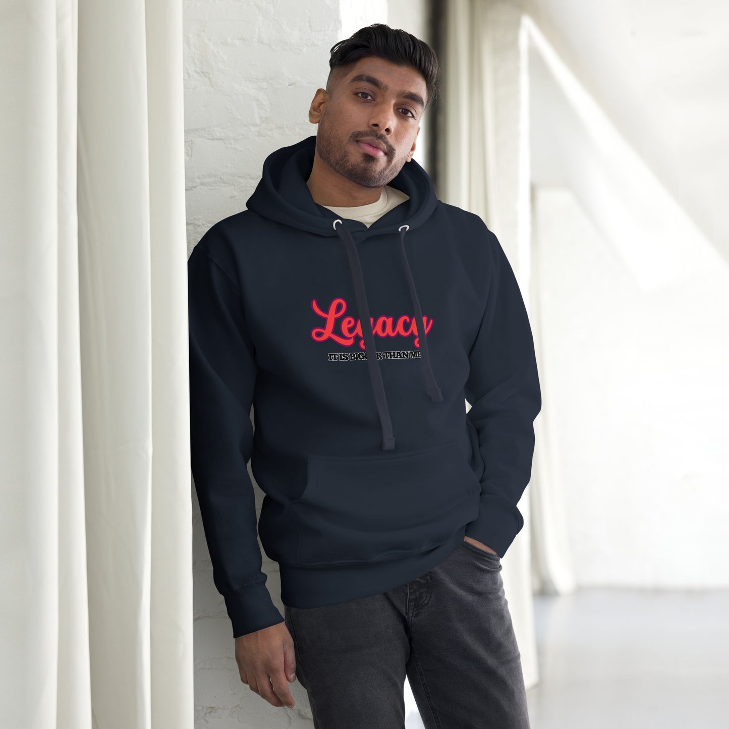 Unisex Hoodie-LEGACY "It Is Bigger Than Me!" (RED)