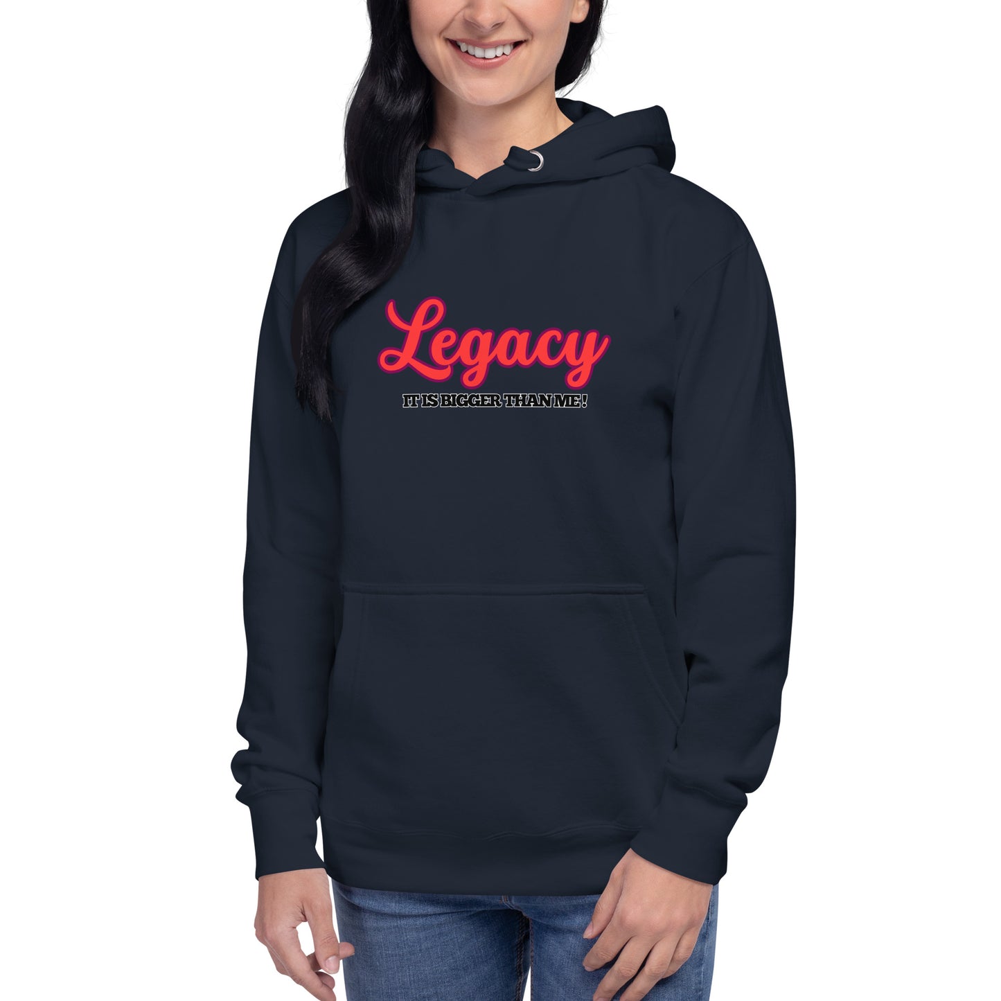 Unisex Hoodie-LEGACY "It Is Bigger Than Me!" (RED)