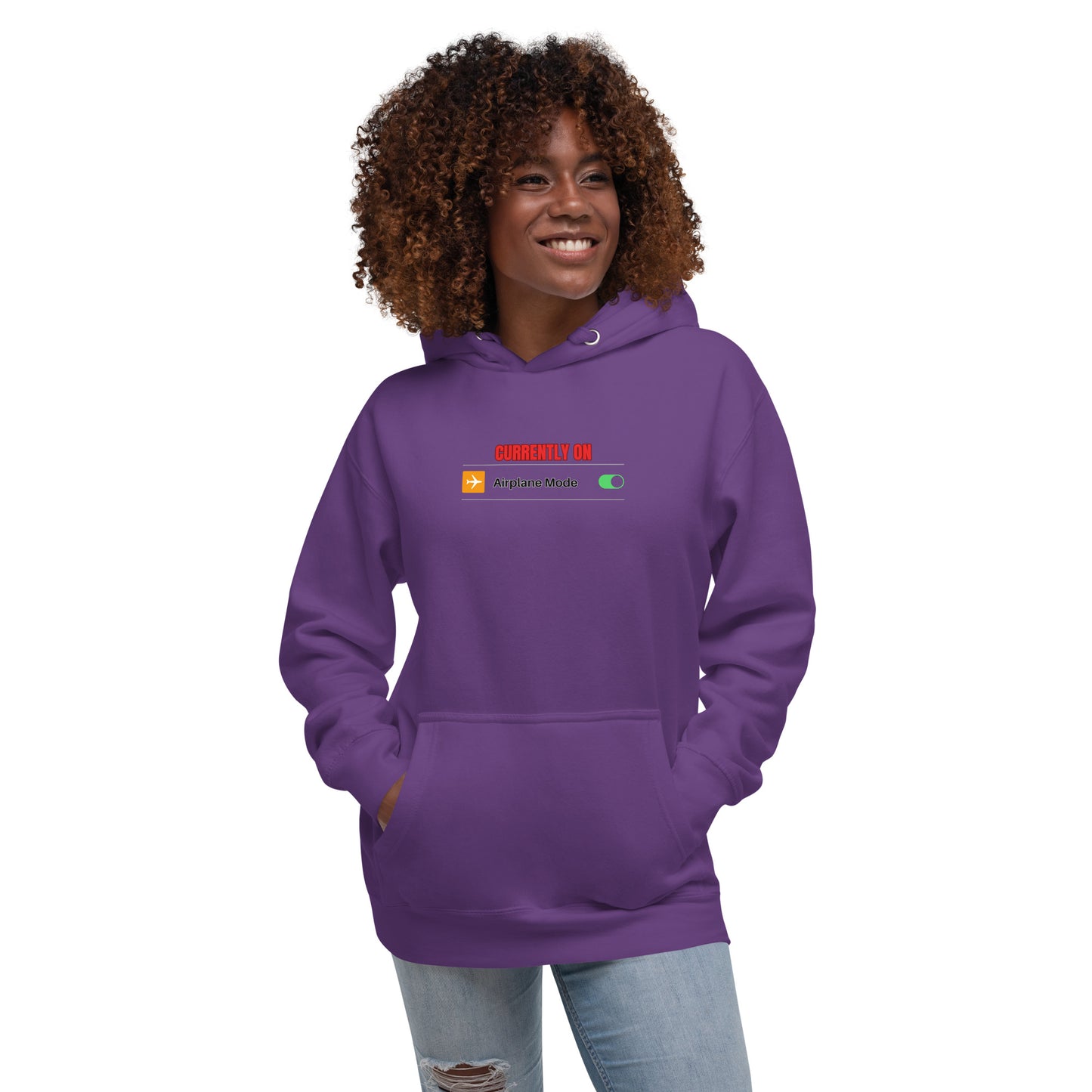 Unisex Hoodie-Currently on Airplane Mode