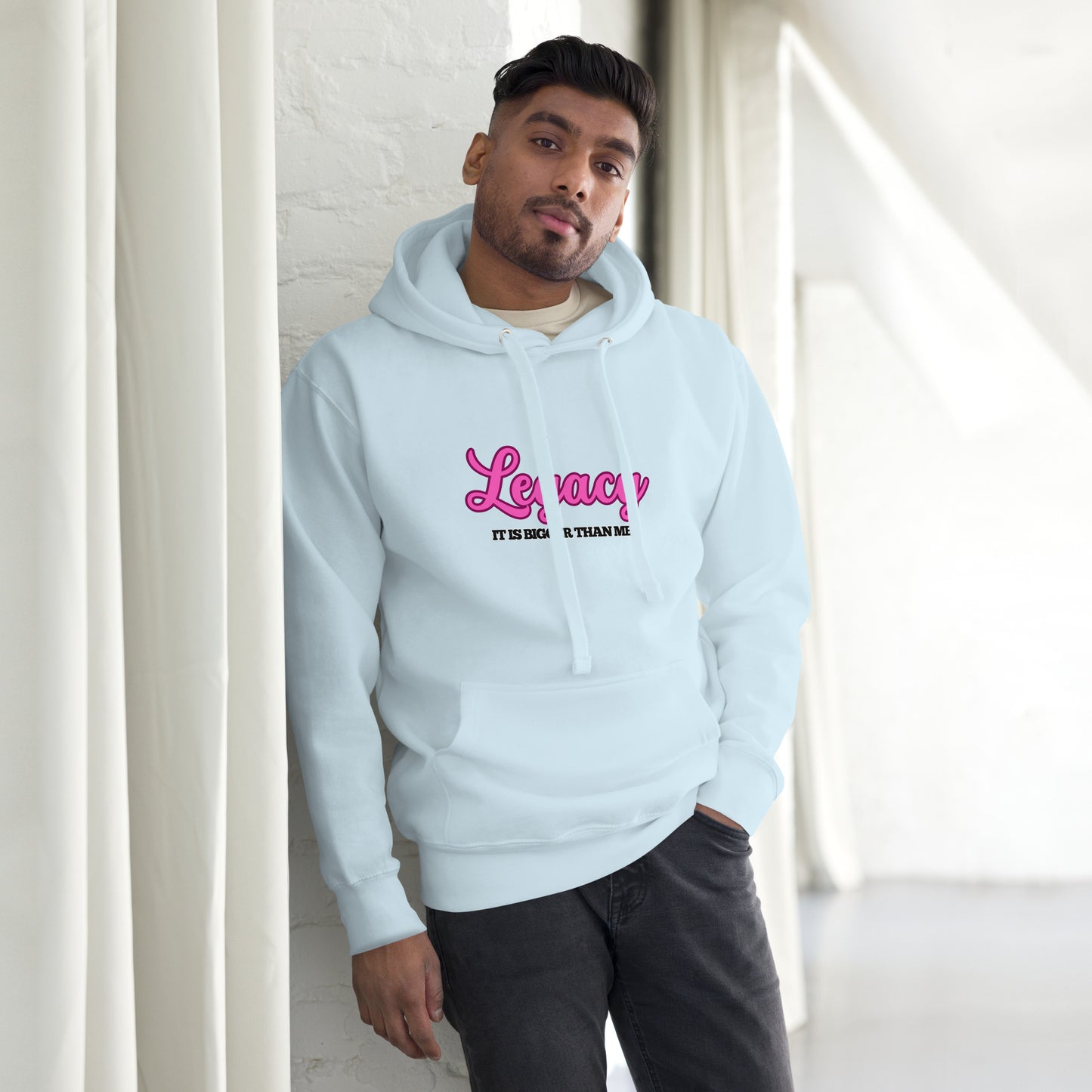 Unisex Hoodie-LEGACY 'IT'S BIGGER THAN ME!" (PINK)