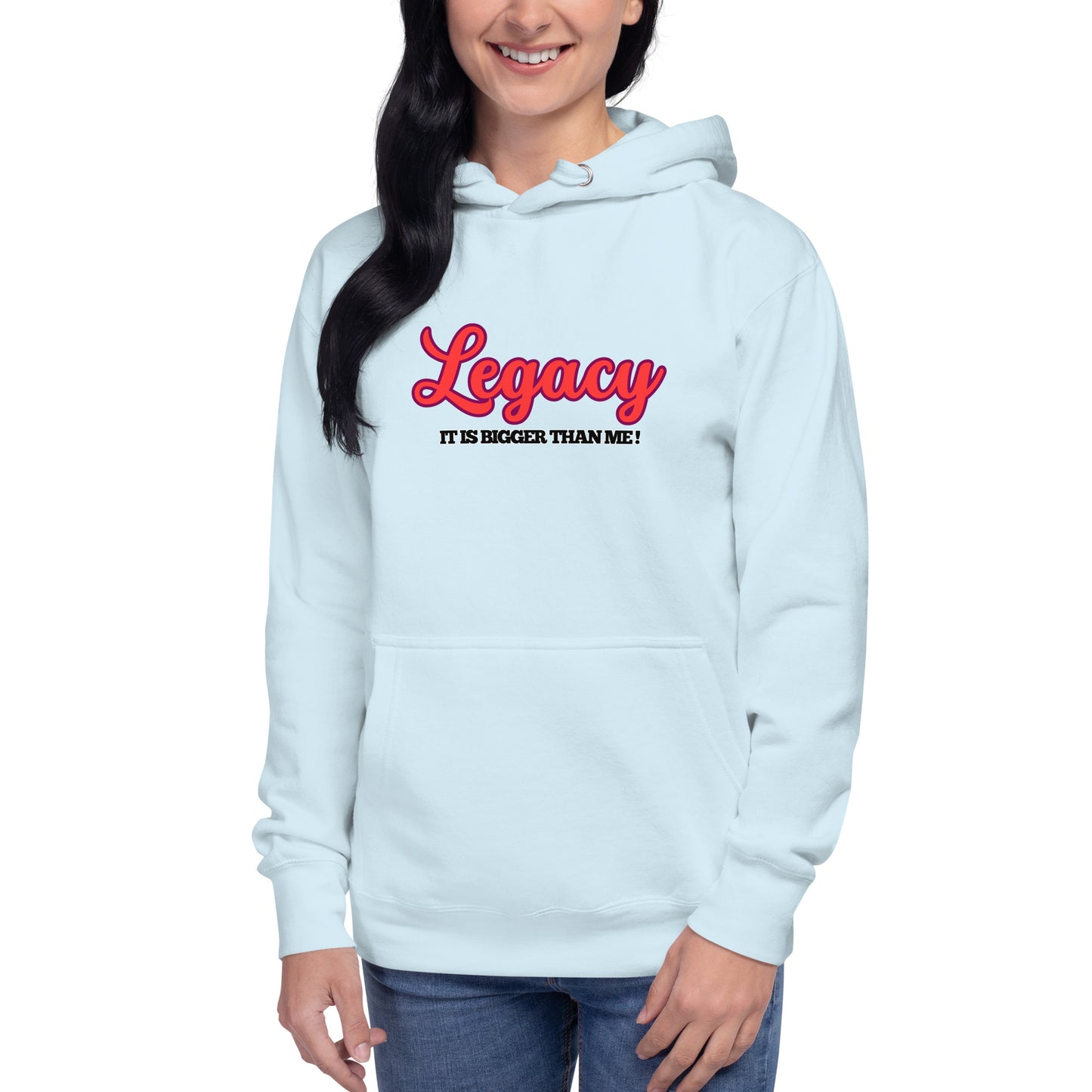 Unisex Hoodie-LEGACY "It Is Bigger Than Me!" (RED)