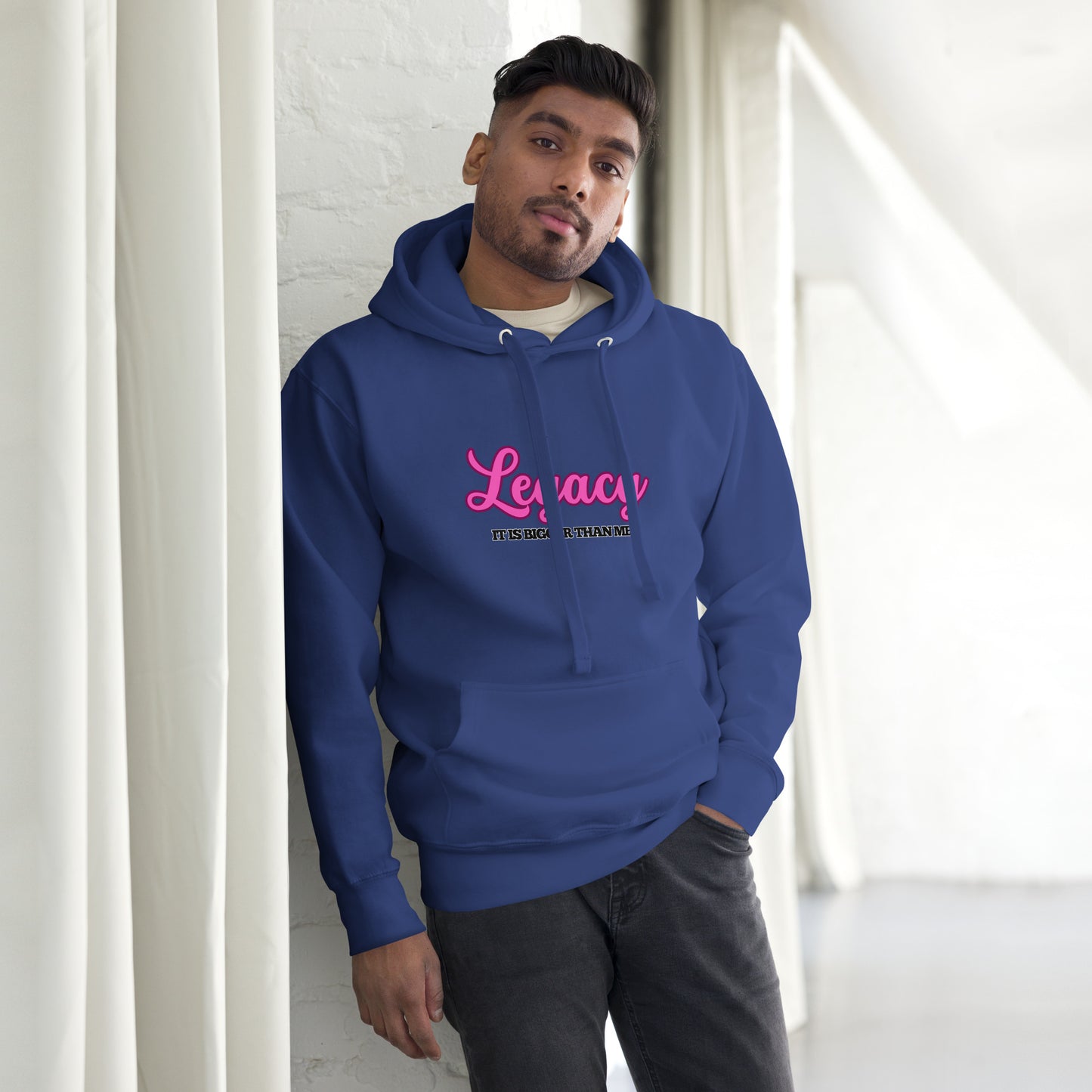 Unisex Hoodie-LEGACY 'IT'S BIGGER THAN ME!" (PINK)