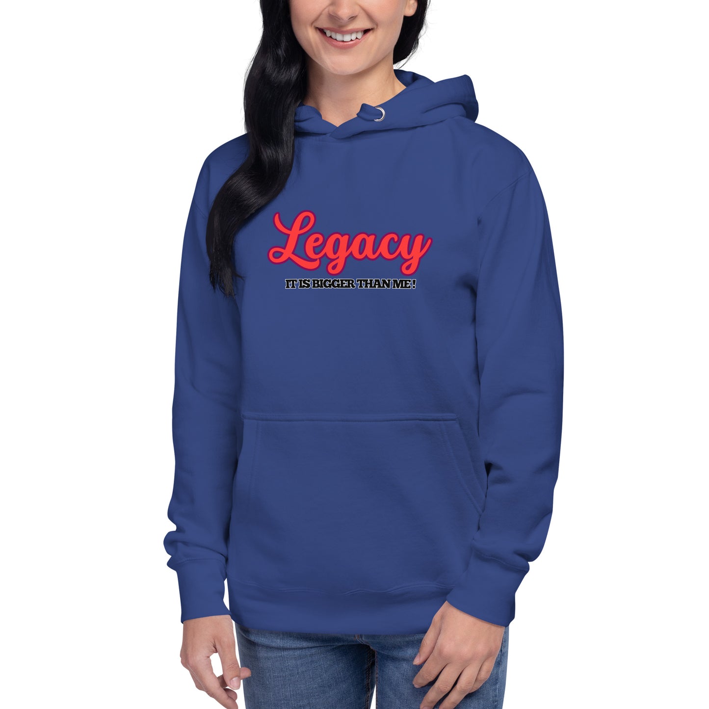 Unisex Hoodie-LEGACY "It Is Bigger Than Me!" (RED)