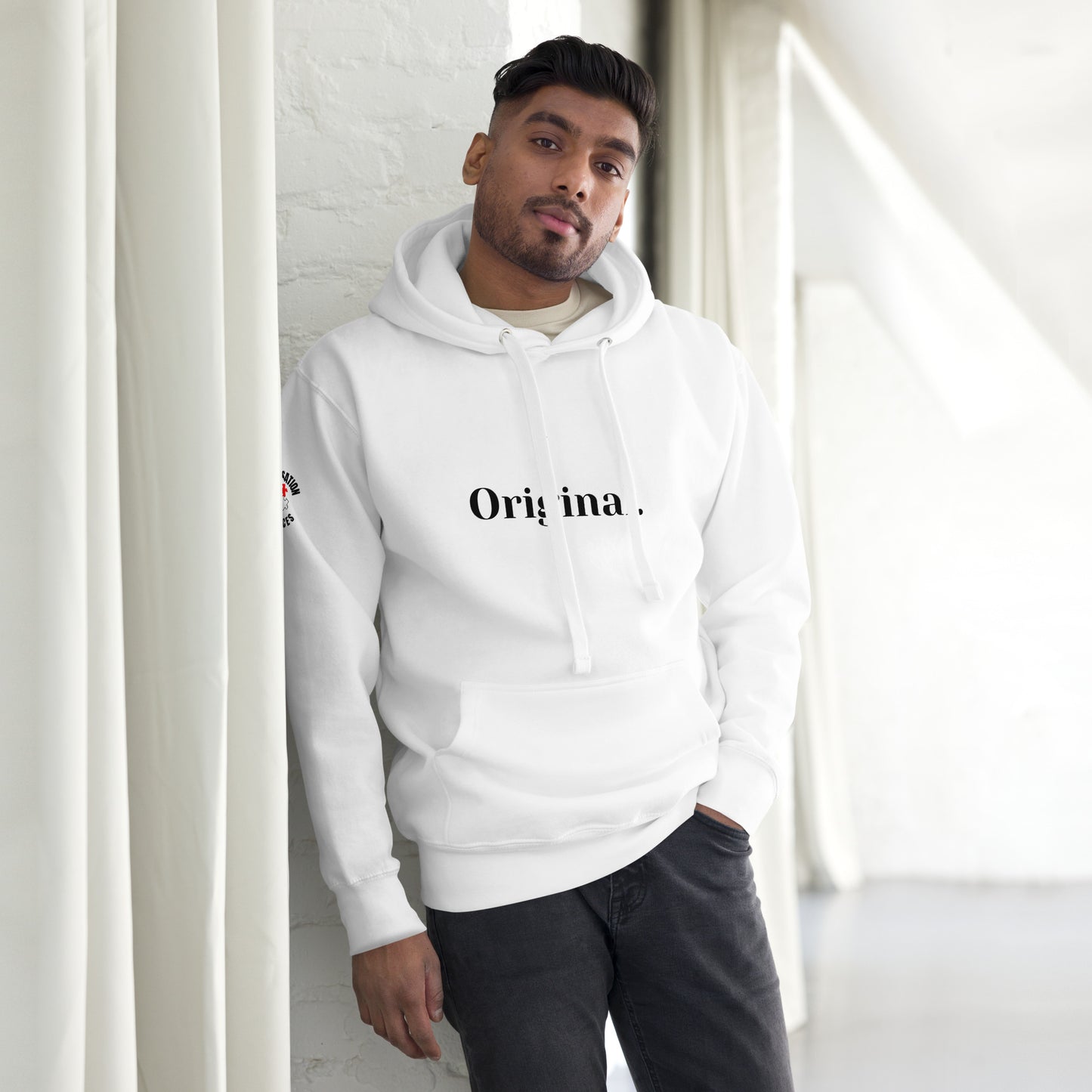 Unisex Hoodie-Original. (Black Font) Conversation Pieces