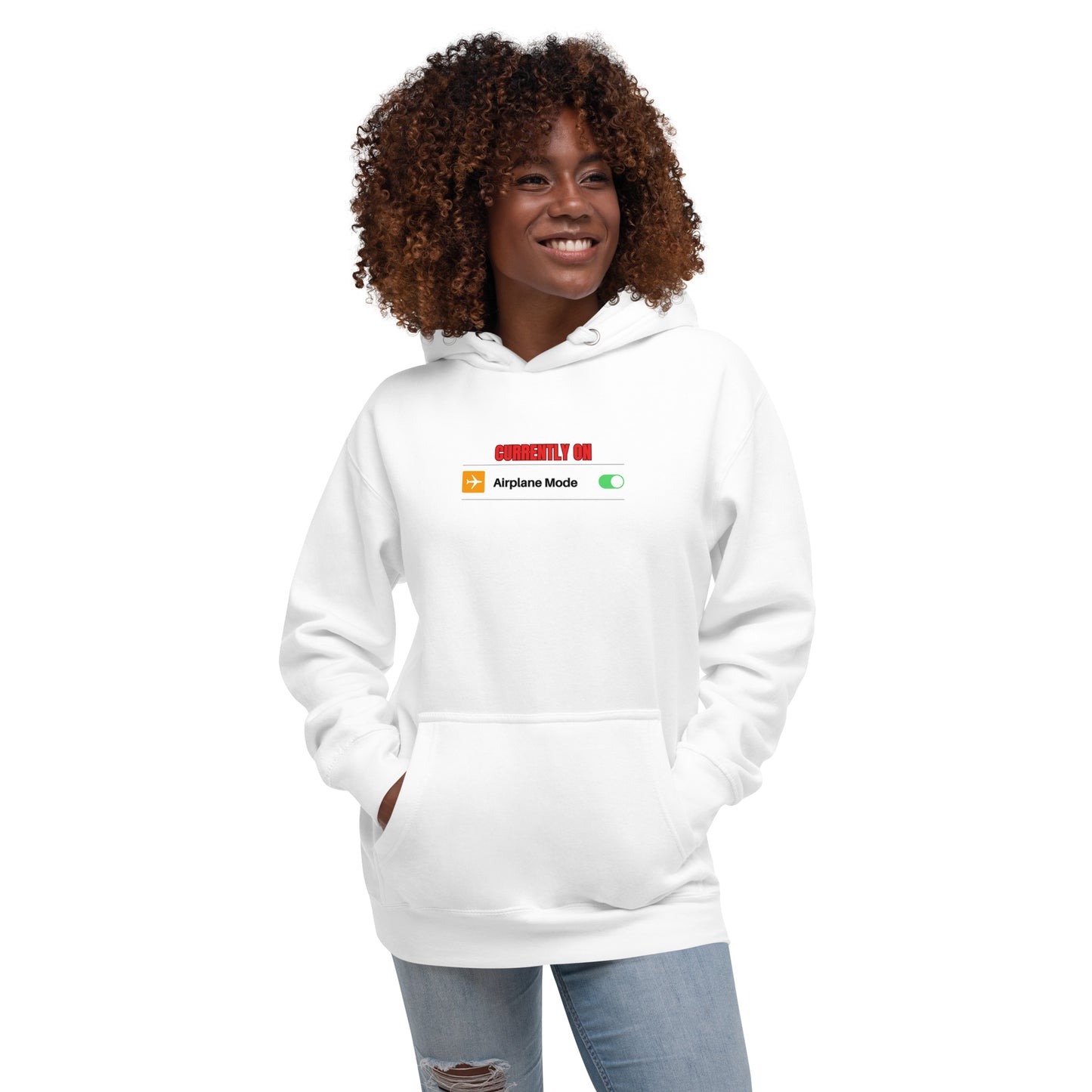 Unisex Hoodie-Currently on Airplane Mode