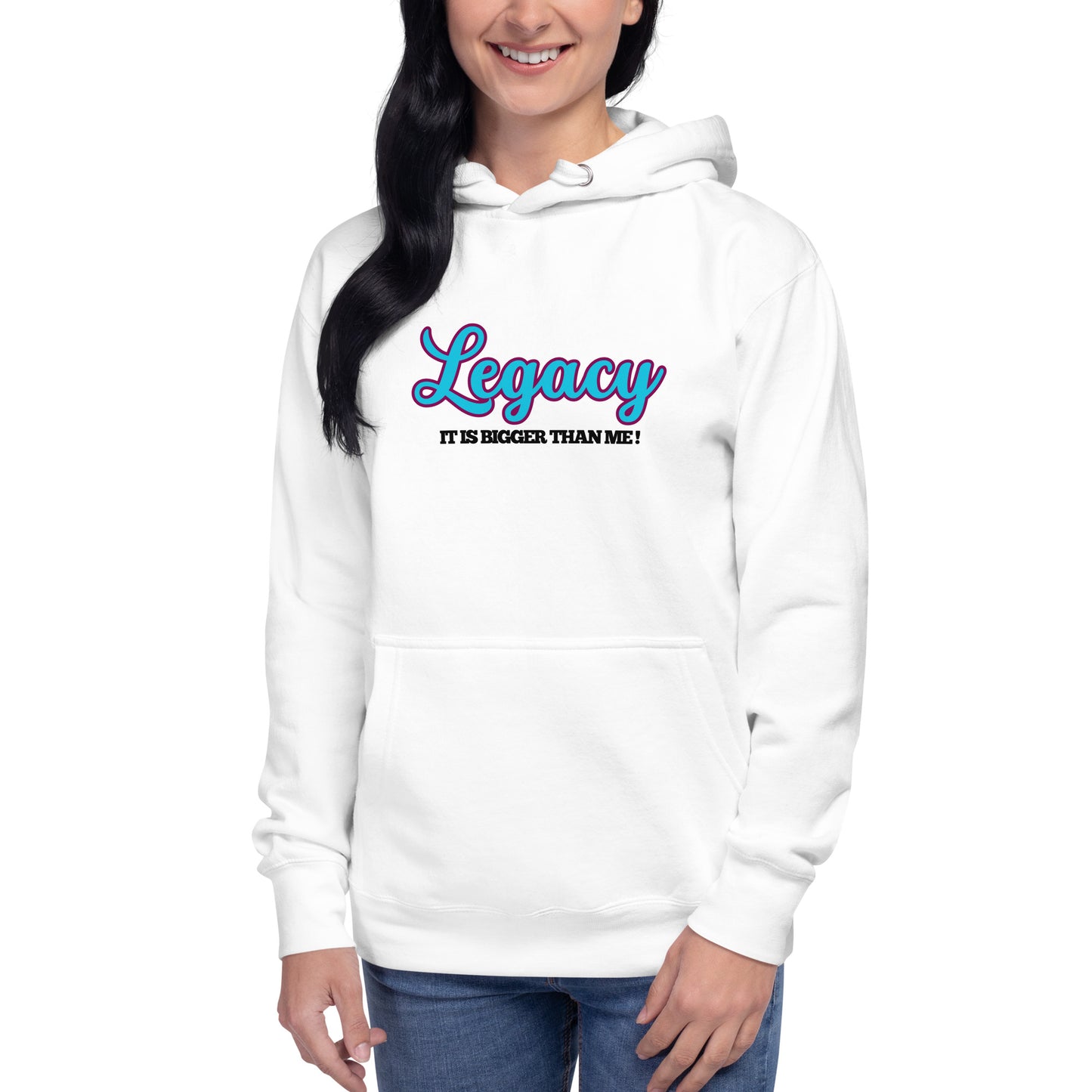 Unisex Hoodie-LEGACY "It Is Bigger Than Me!" (BLUE)