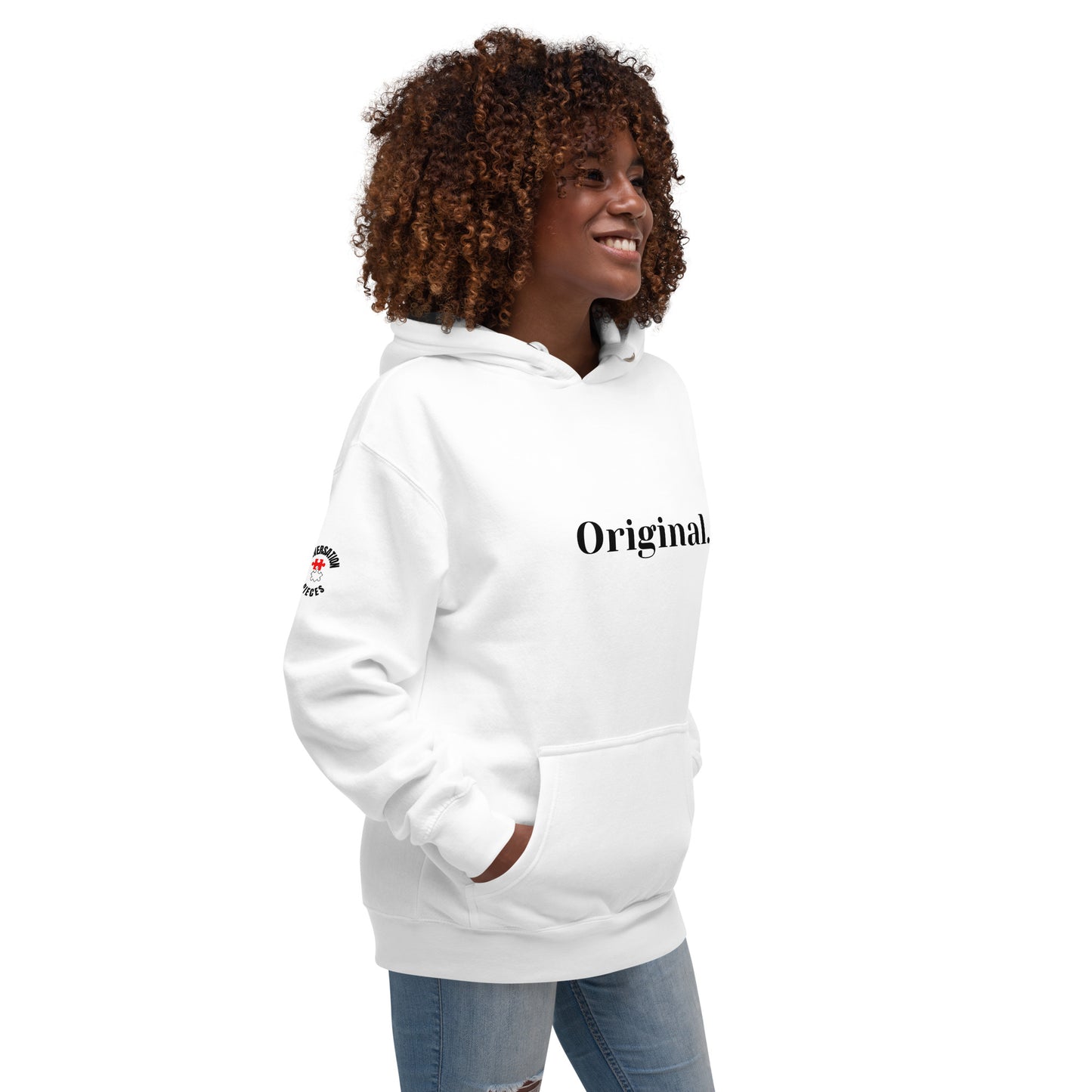 Unisex Hoodie-Original. (Black Font) Conversation Pieces