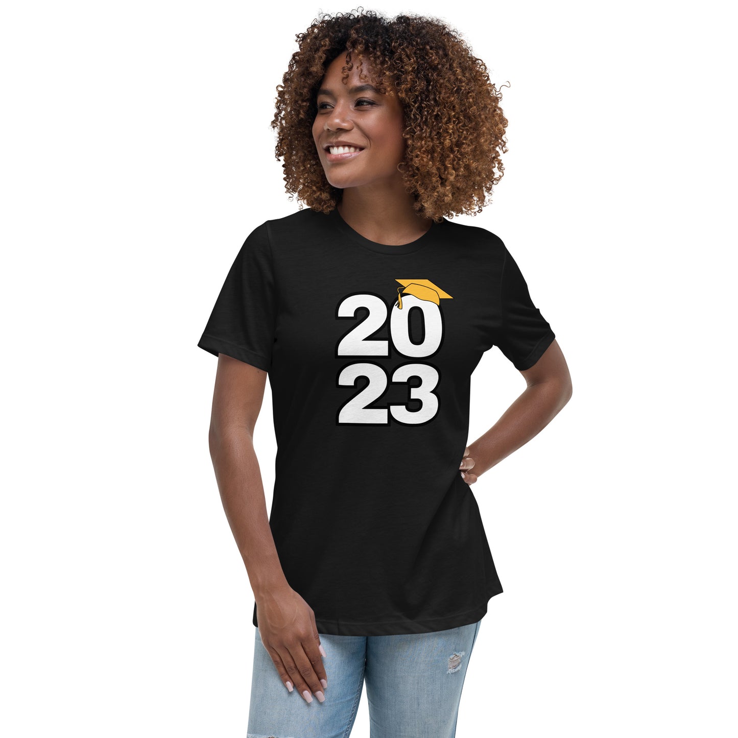 Women's Relaxed T-Shirt-Class of 2023 (GOLD)