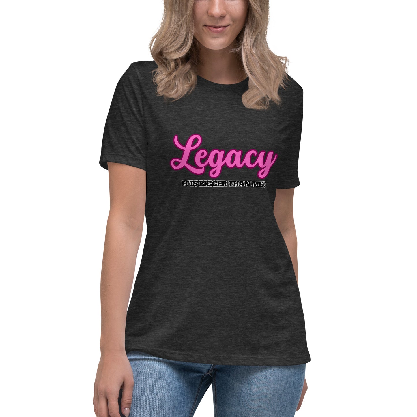 Women's Relaxed T-Shirt-Legacy (Pink)