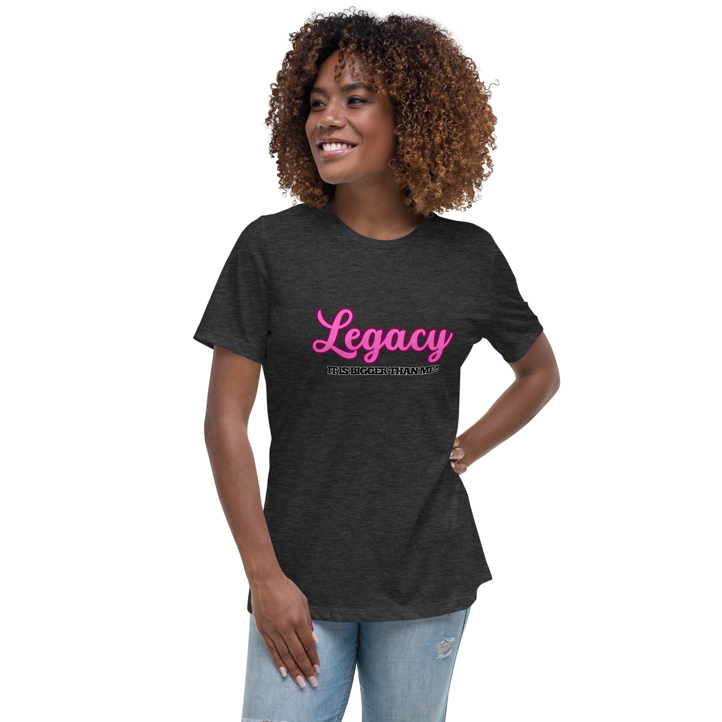 Women's Relaxed T-Shirt-Legacy (Pink)