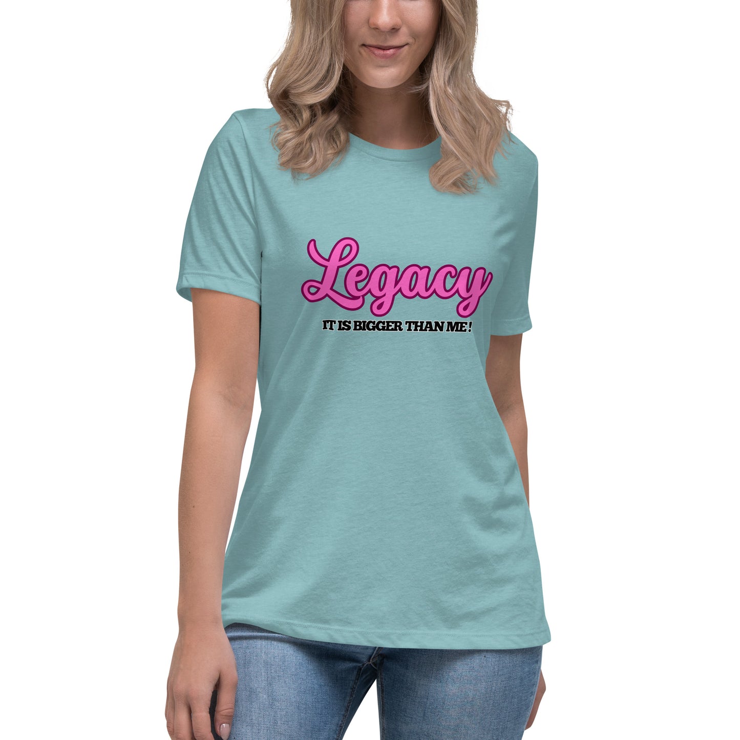 Women's Relaxed T-Shirt-Legacy (Pink)