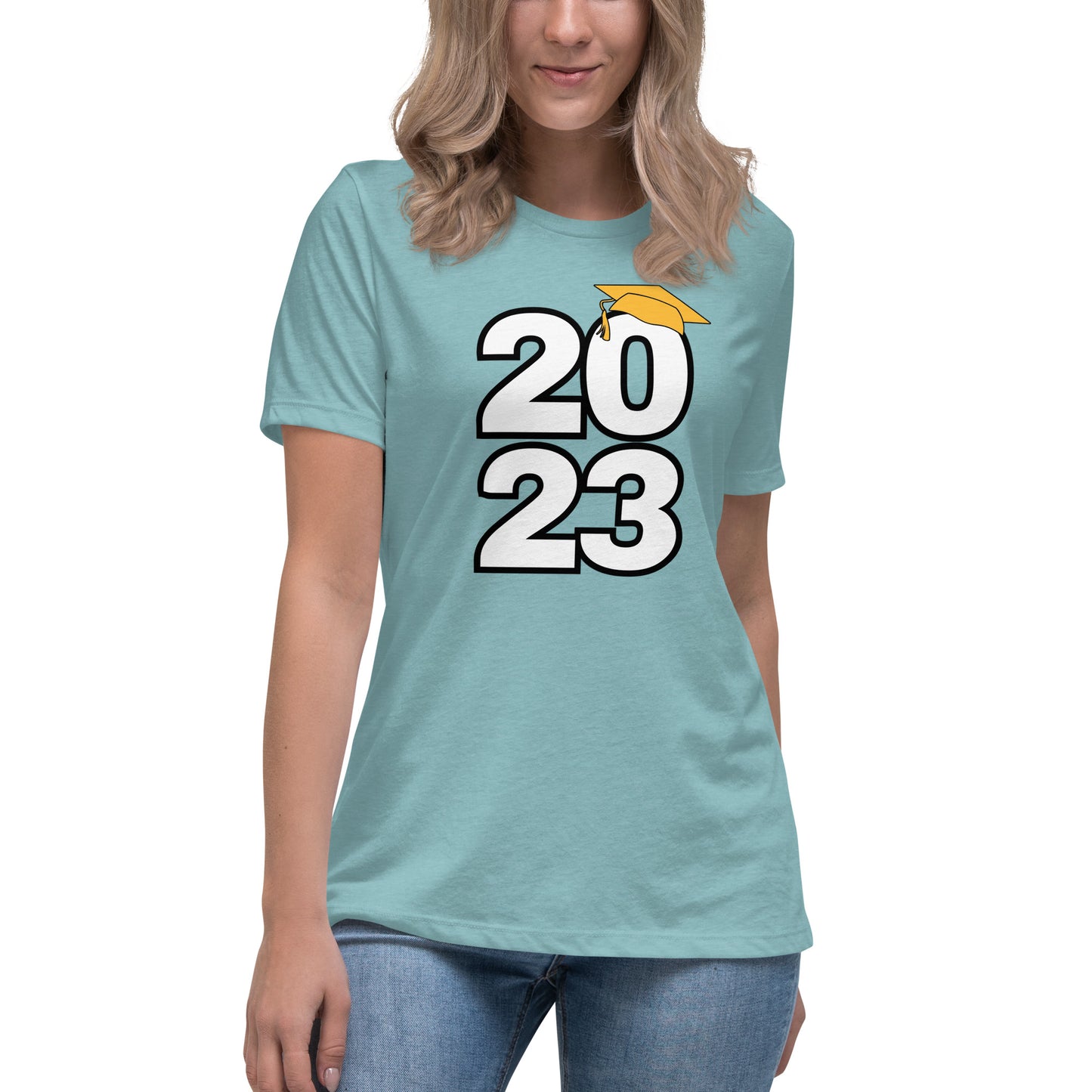 Women's Relaxed T-Shirt-Class of 2023 (GOLD)