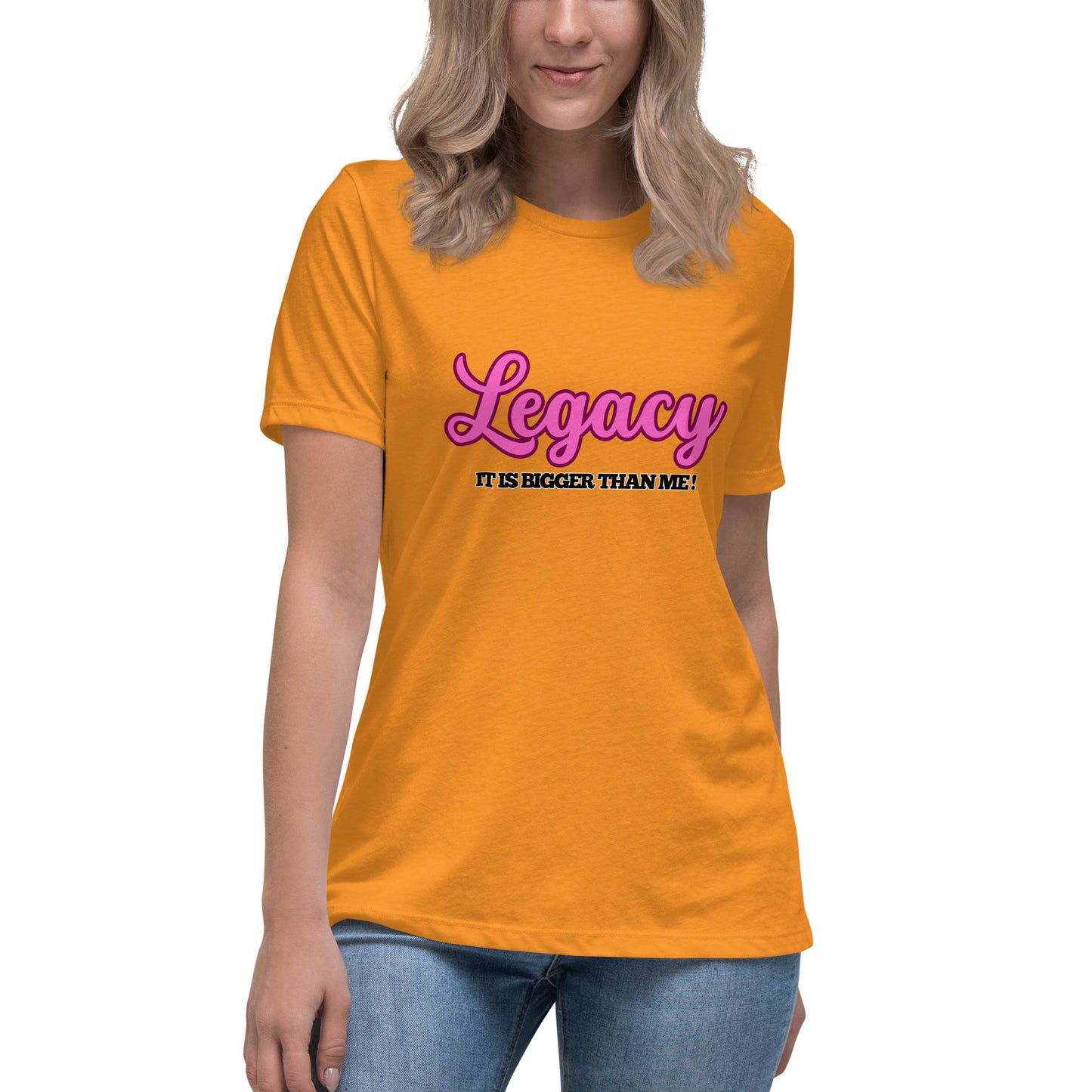 Women's Relaxed T-Shirt-Legacy (Pink)