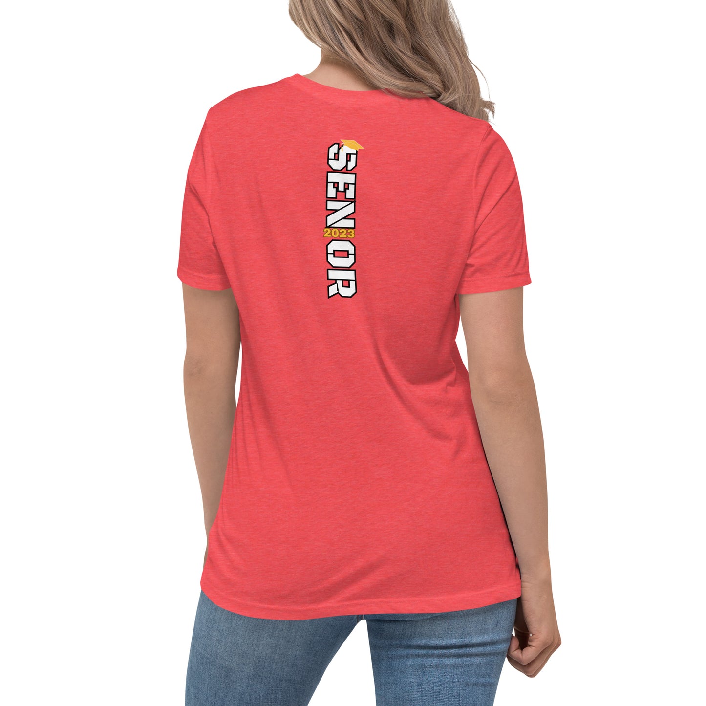 Women's Relaxed T-Shirt-Class of 2023 (GOLD)