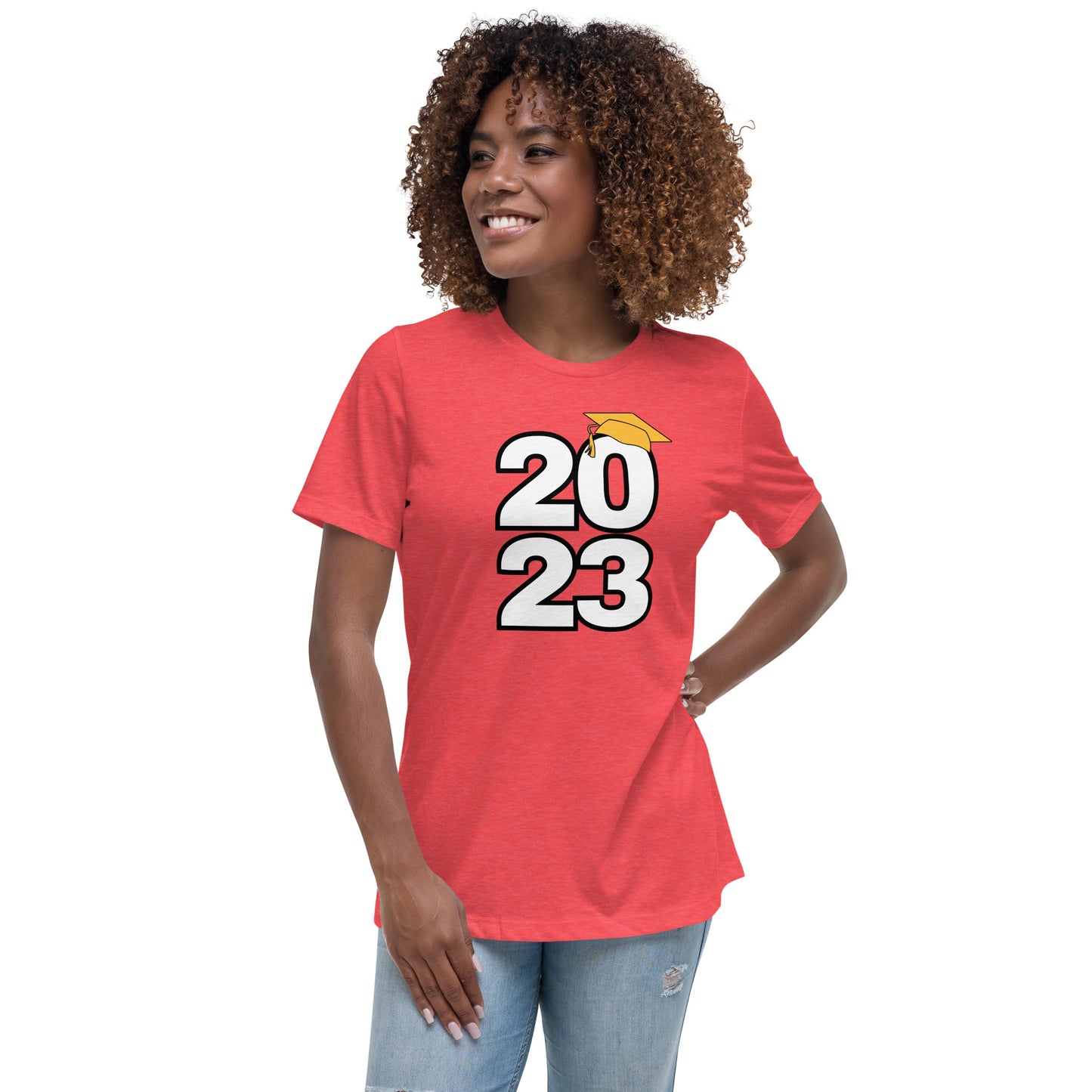 Women's Relaxed T-Shirt-Class of 2023 (GOLD)