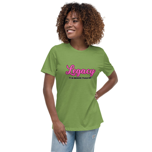 Women's Relaxed T-Shirt-Legacy (Pink)