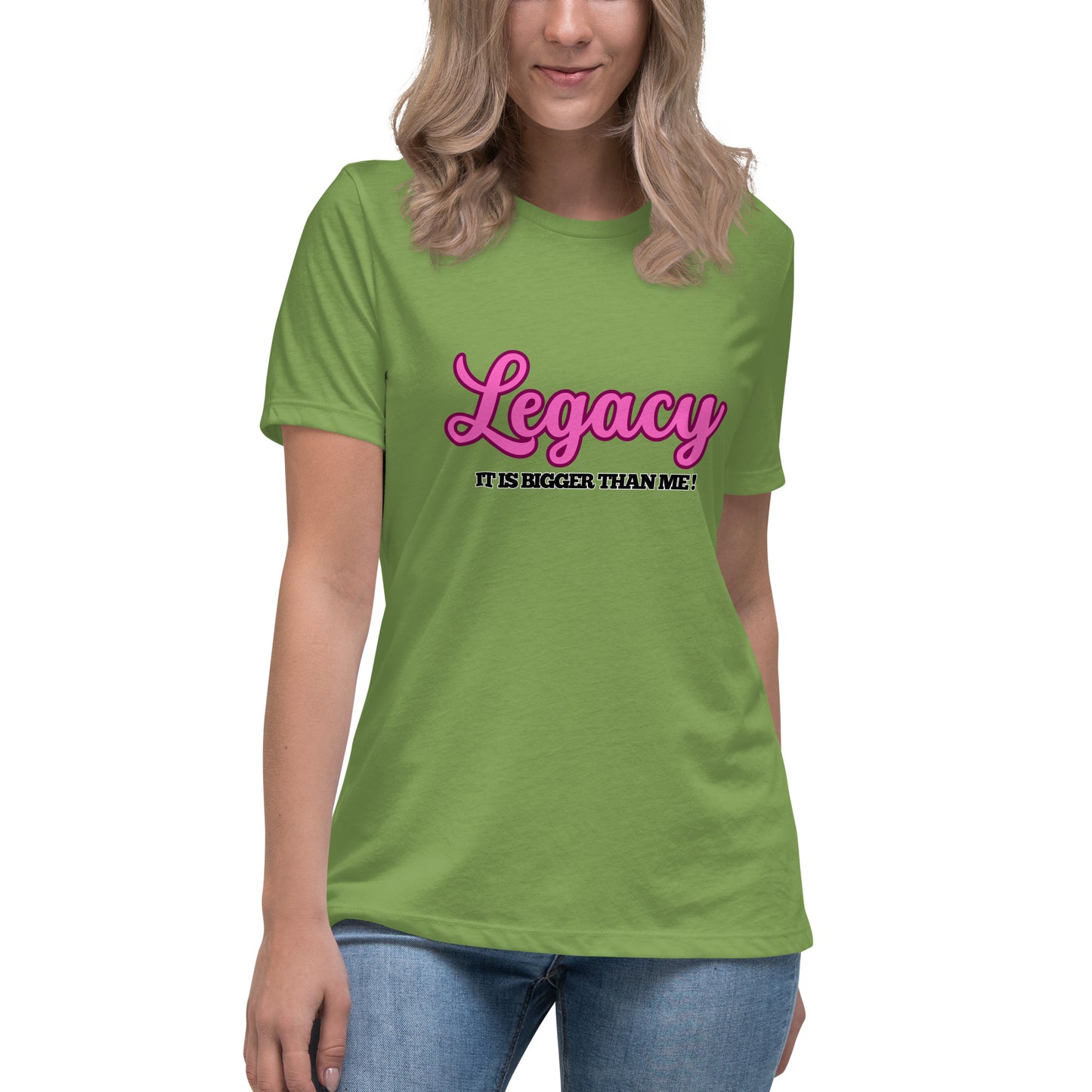 Women's Relaxed T-Shirt-Legacy (Pink)