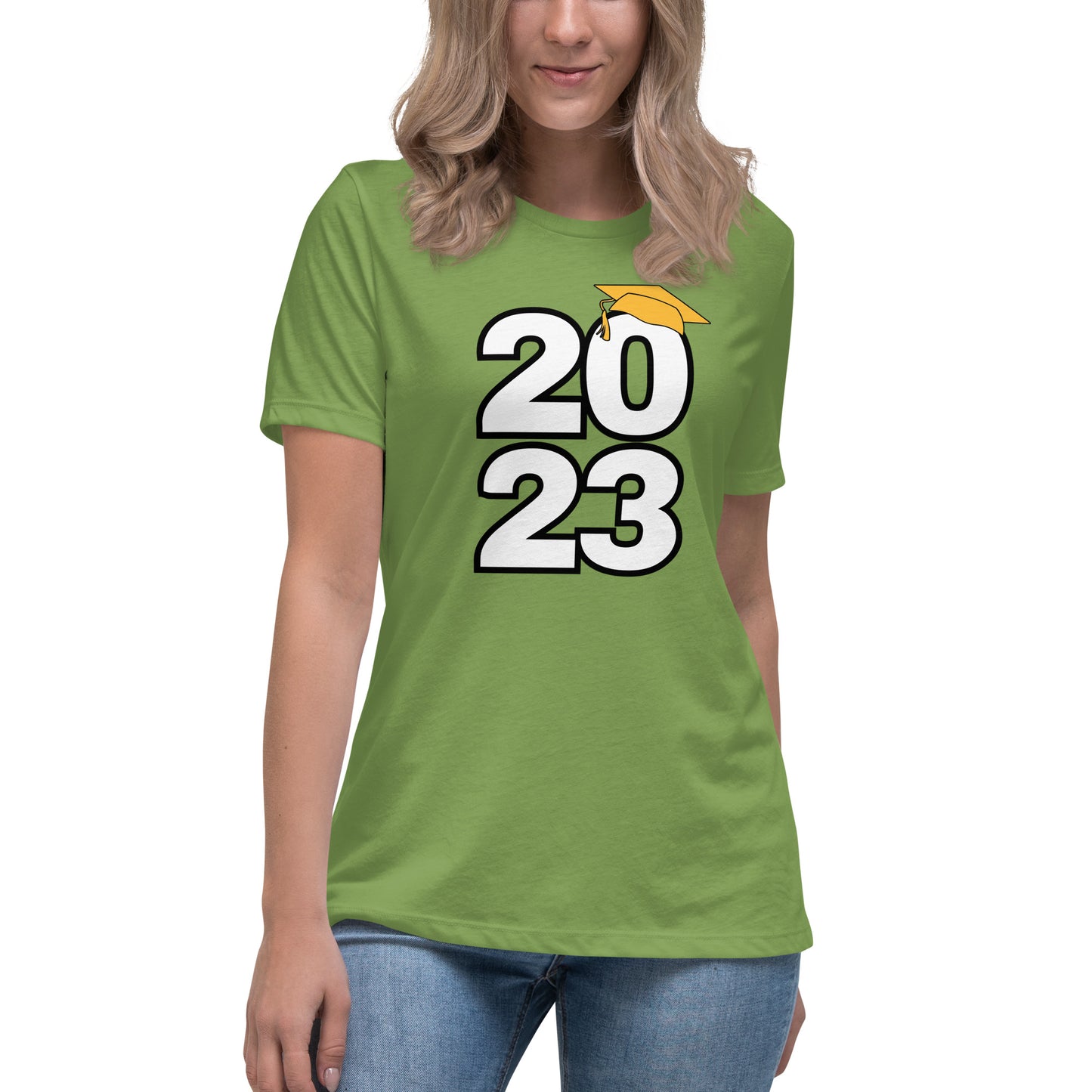 Women's Relaxed T-Shirt-Class of 2023 (GOLD)