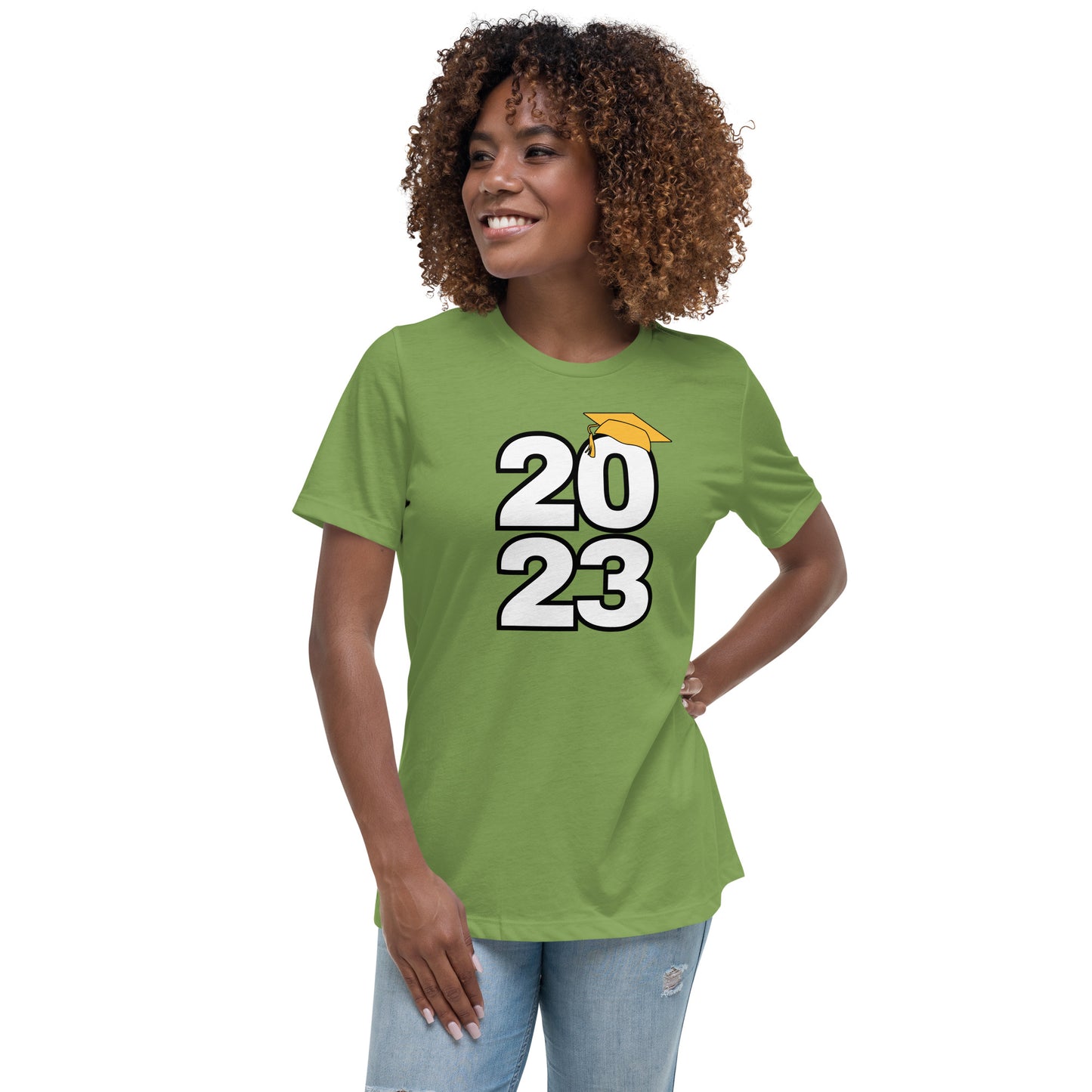 Women's Relaxed T-Shirt-Class of 2023 (GOLD)